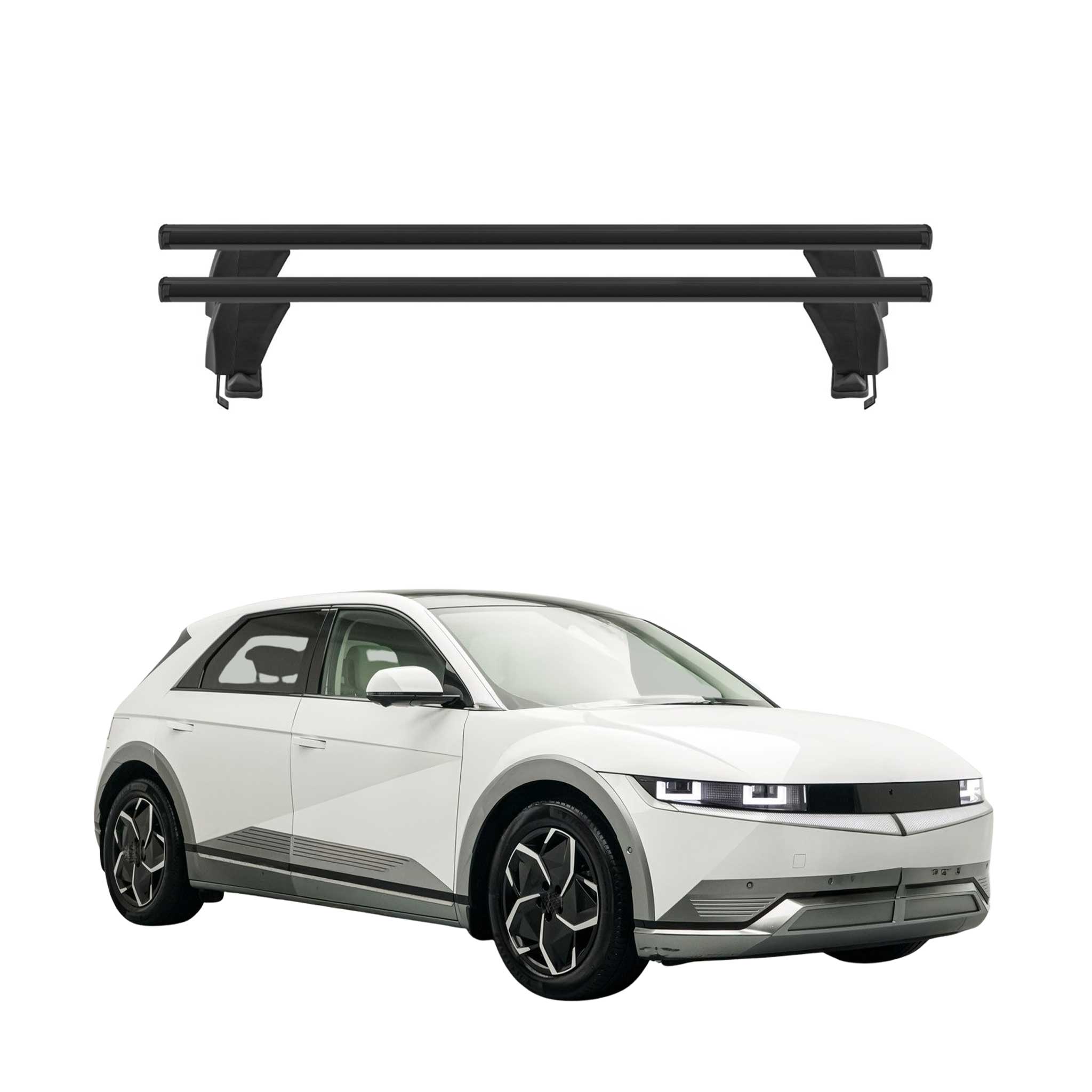 2022-2026 Hyundai Ioniq 5 Roof Rack Cross Bars Black
