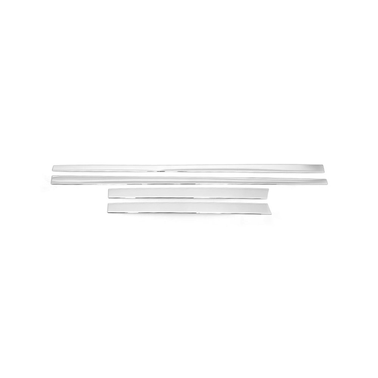 2014-2022 Land Rover Range Rover Sport Side Door Molding Trim Skirt S.Steel Silver Glossy 4 Pcs