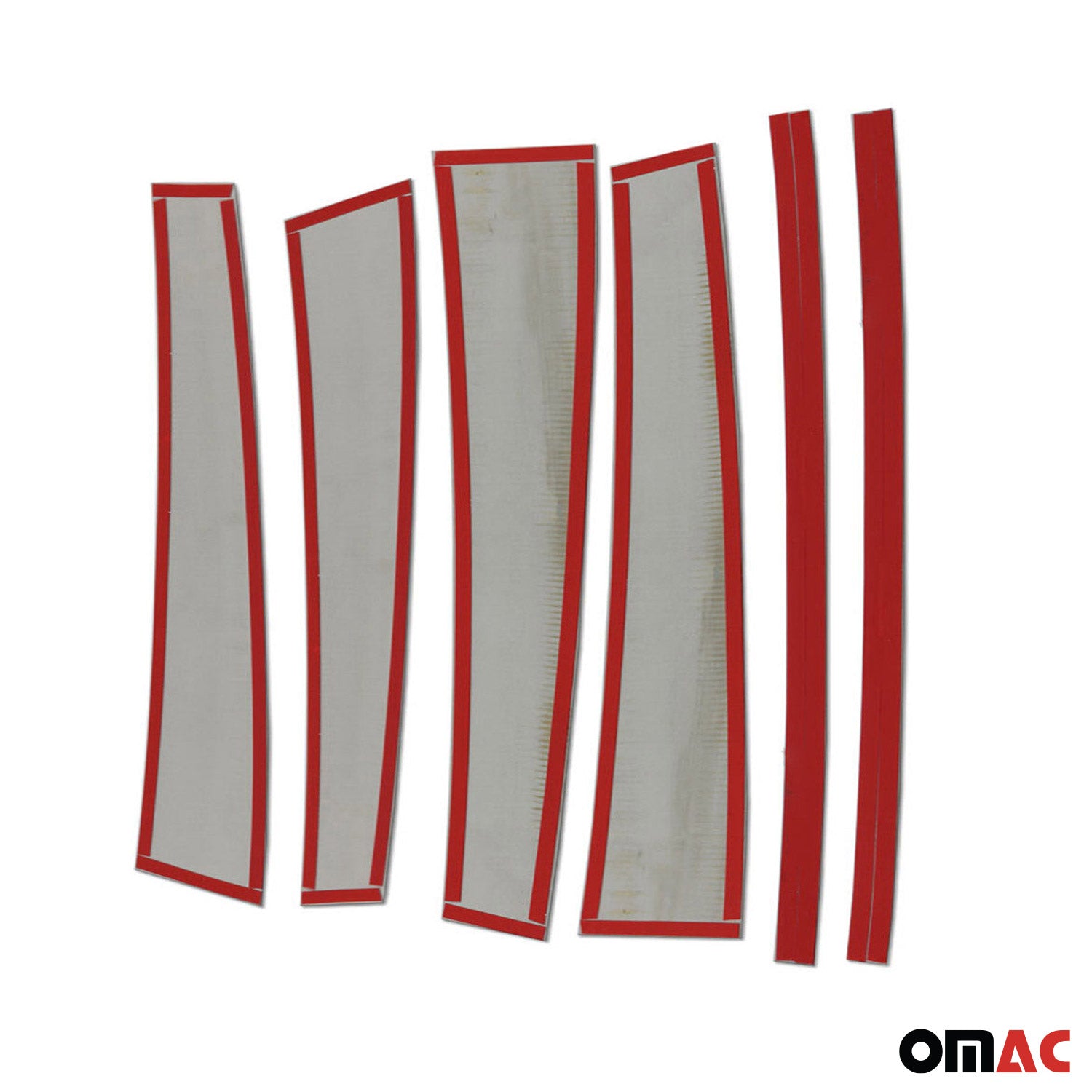 2006-2009 Land Rover Range Rover Sport Window B Pillar Posts Door Trim Stainless Steel