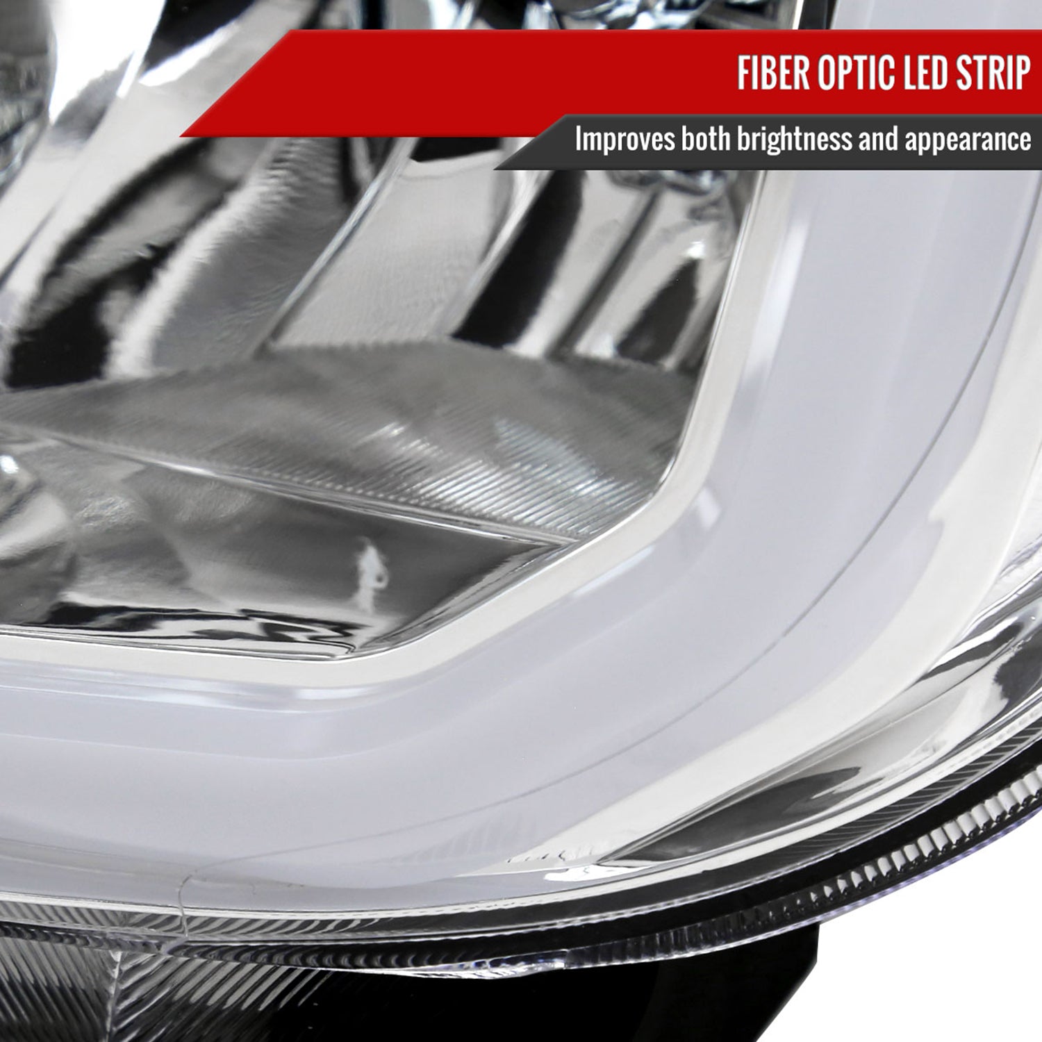 2007-2013 Toyota Tundra/2008-2017 Sequoia LED Tube Factory Headlights Chrome