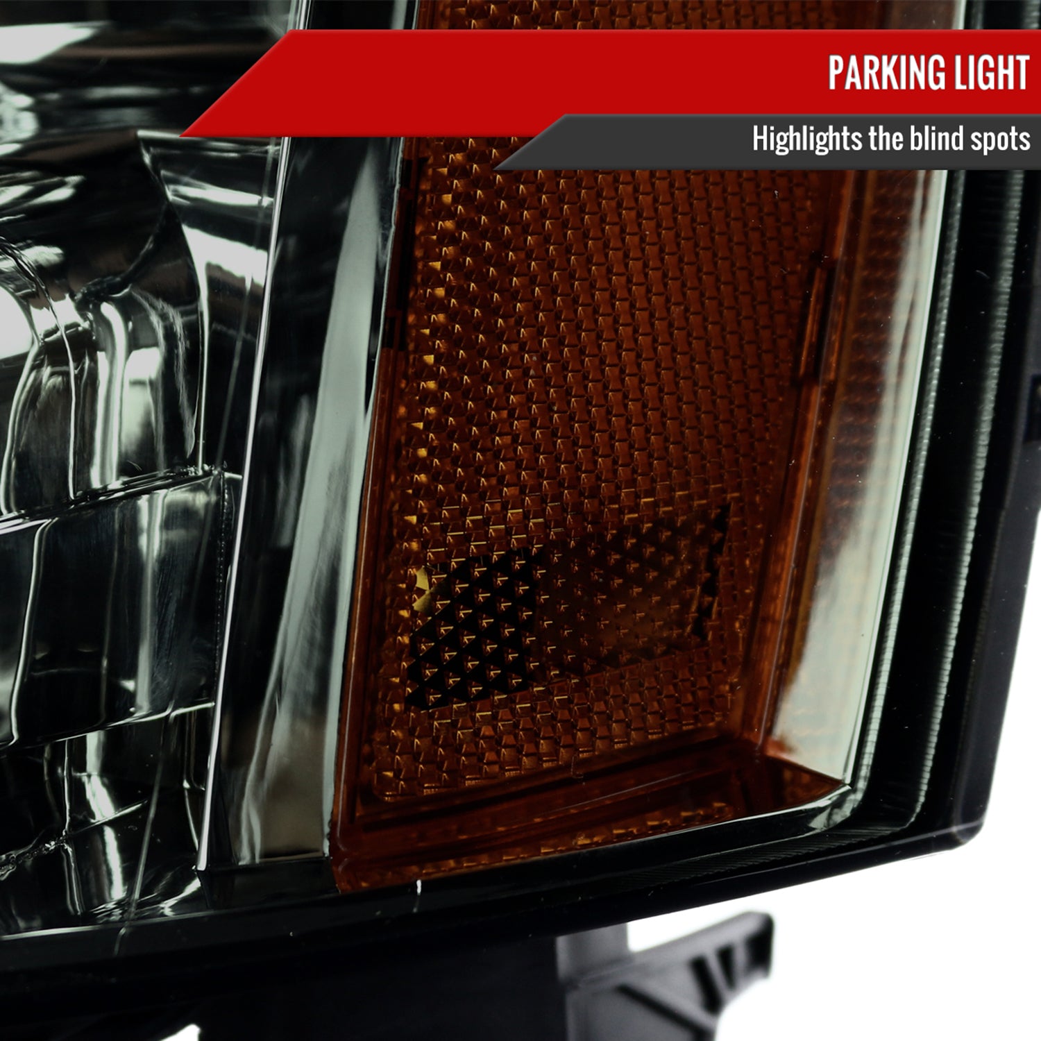 2007-2014 Chevy Avalanche/Tahoe/Suburban Factory Style Headlights Chrome/Smoke