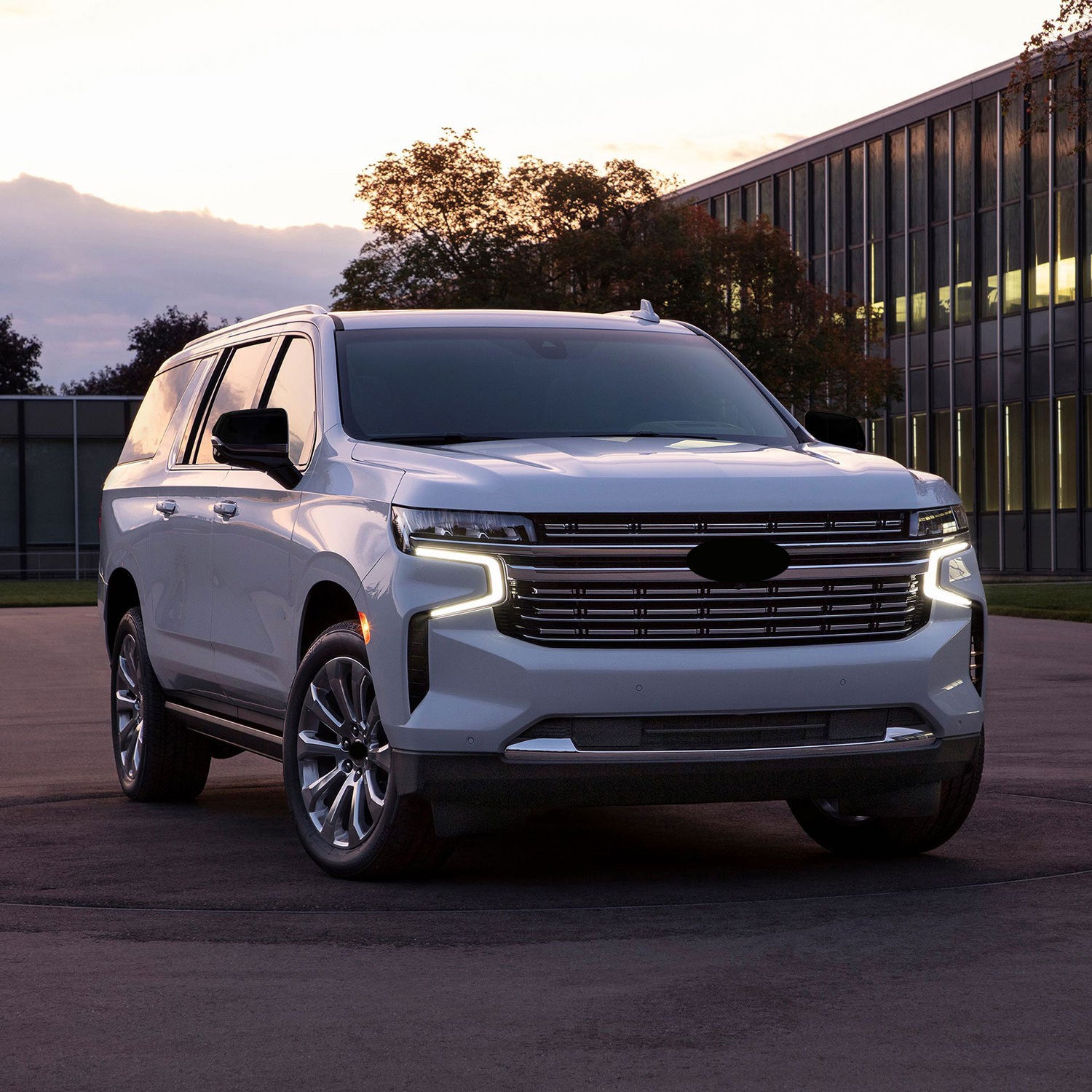 2021-2025 Cadillac Escalade / Suburban Tahoe / GMC Yukon Mirror Cover Caps Gloss Black 2Pcs ABS Plastic