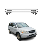 2003-2008 Honda Pilot Roof Rack Cross Bars Silver