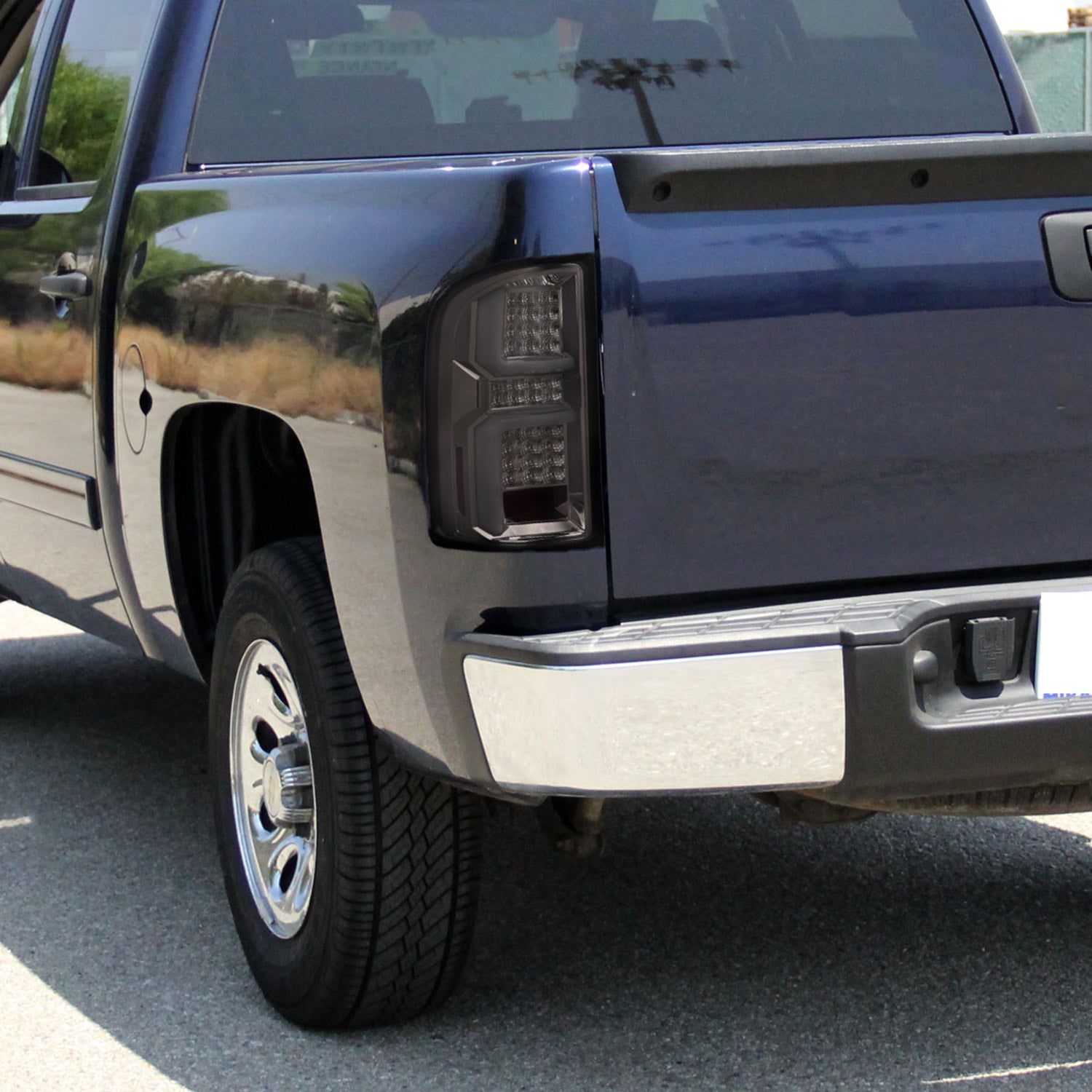 2007-2013 Chevy Silverado 1500 2500HD/3500HD LED Tail Lights Chrome/Smoke