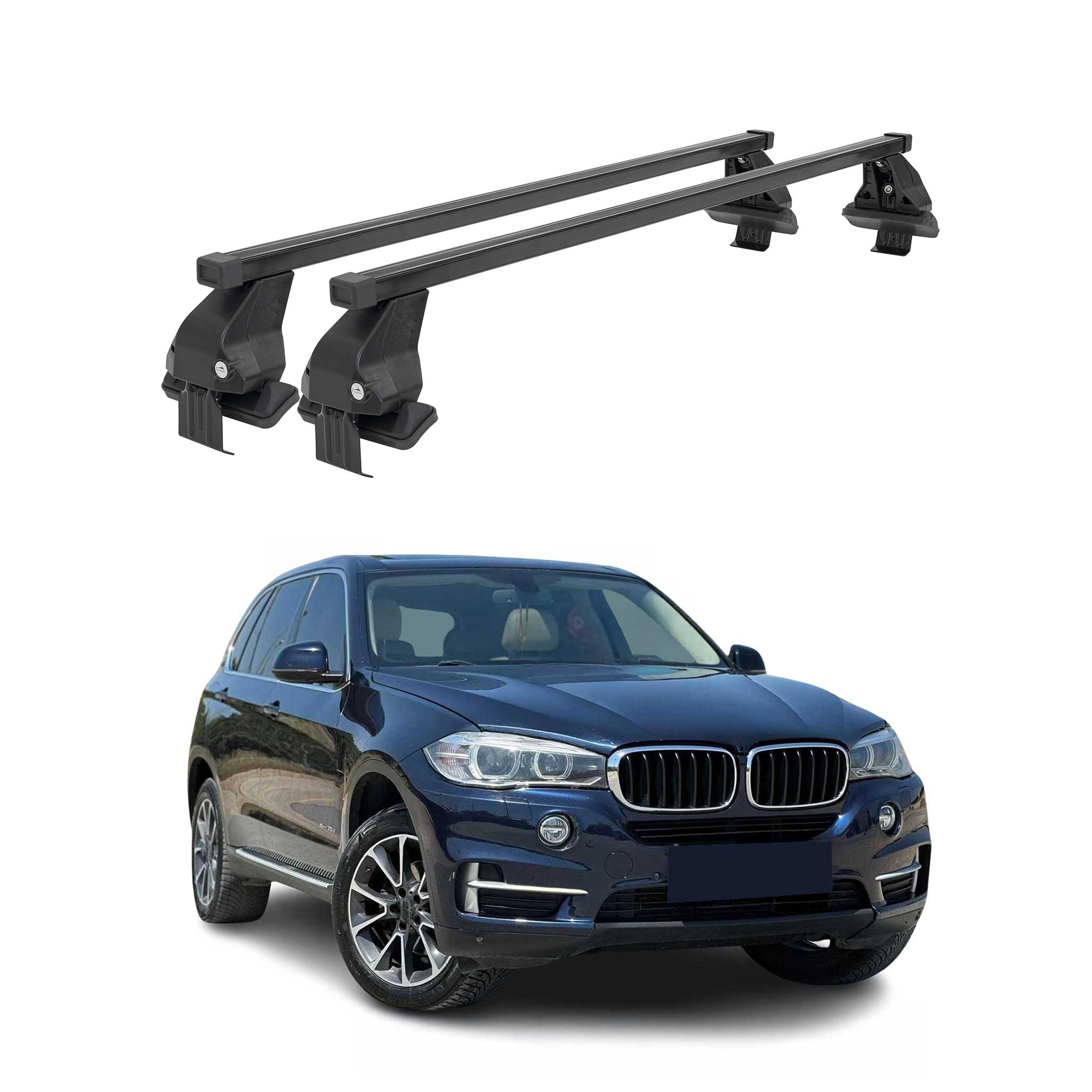 2014-2018 BMW X5 F15 F85 Roof Rack Cross Bars Black