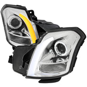2003-2007 Cadillac CTS Halo LED Turn Signal Projector Headlights Chrome