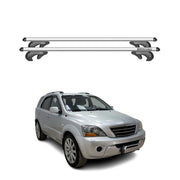 2003-2009 Kia Sorento Roof Rack Cross Bars Silver