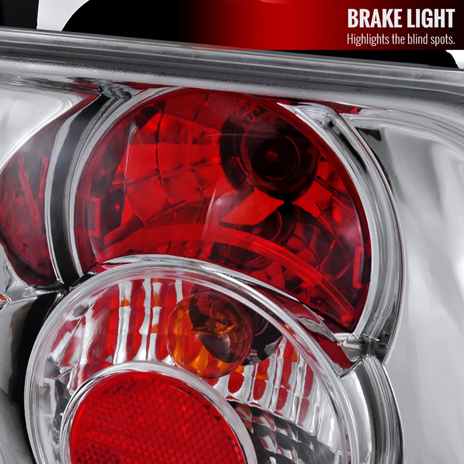 1998-2001 VW Passat Sedan Tail Lights Chrome Housing/Clear Lens