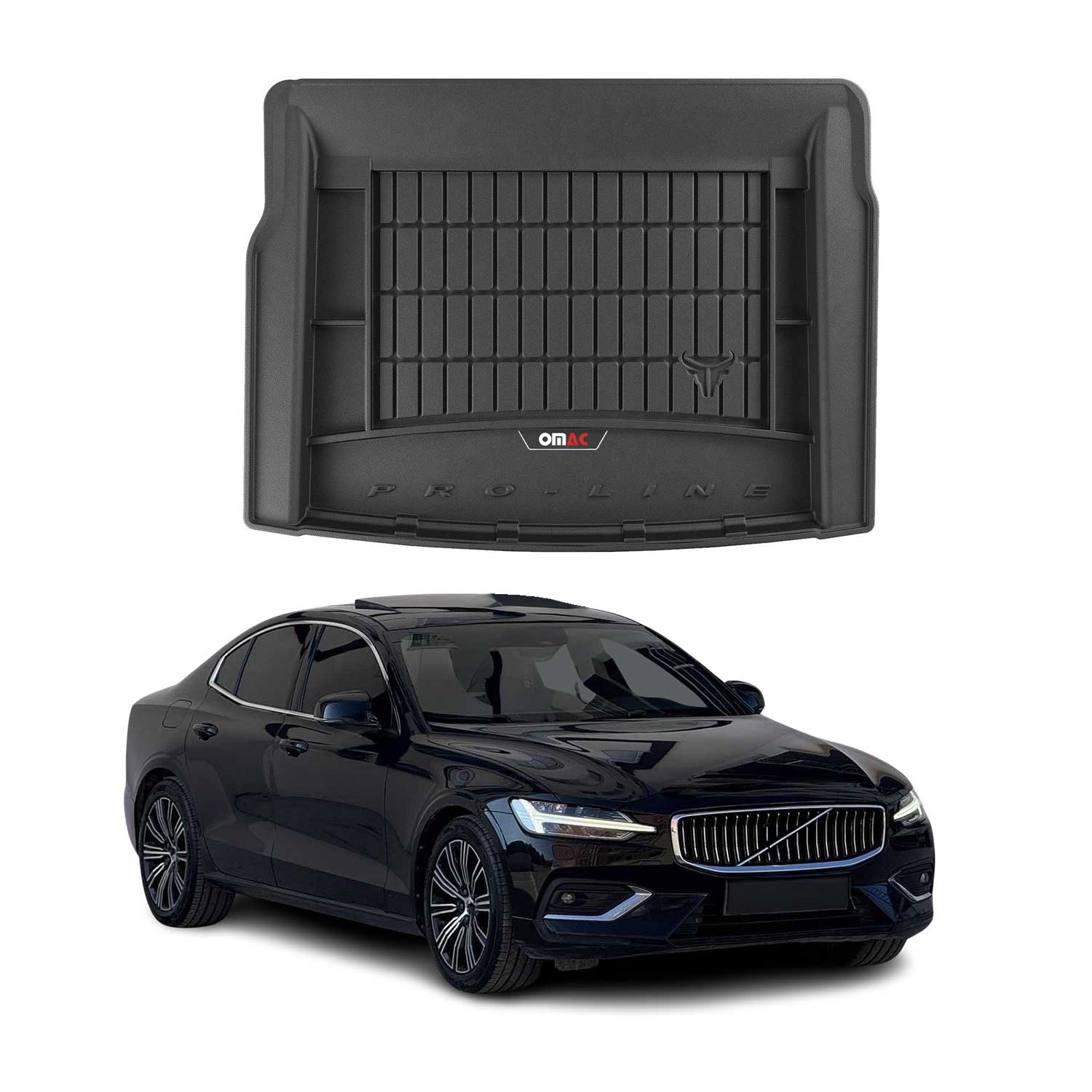 2019-2024 Volvo S60 Premium Cargo Liner Trunk Mat All Weather Heavy Duty