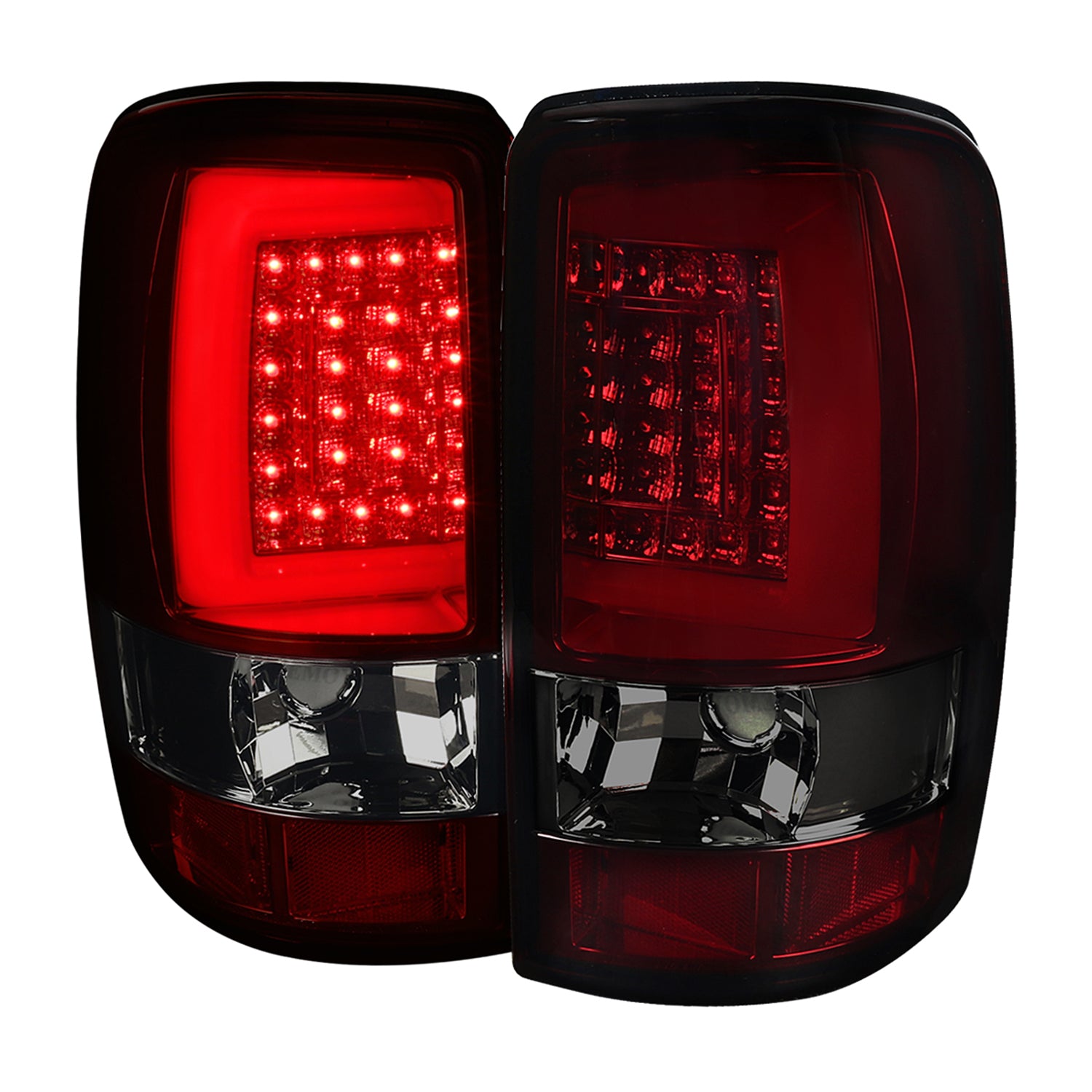 2000-2006 Chevy Suburban/Tahoe/Yukon/Yukon XL LED C Bar Tail Lights Red Smoke