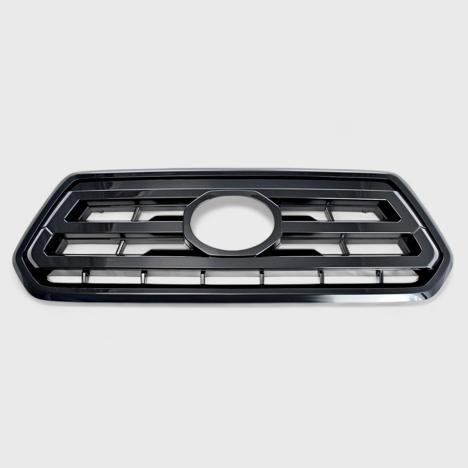 2020-2024 Toyota Tacoma Grille Overlay Gloss Black 1Pcs ABS Plastic