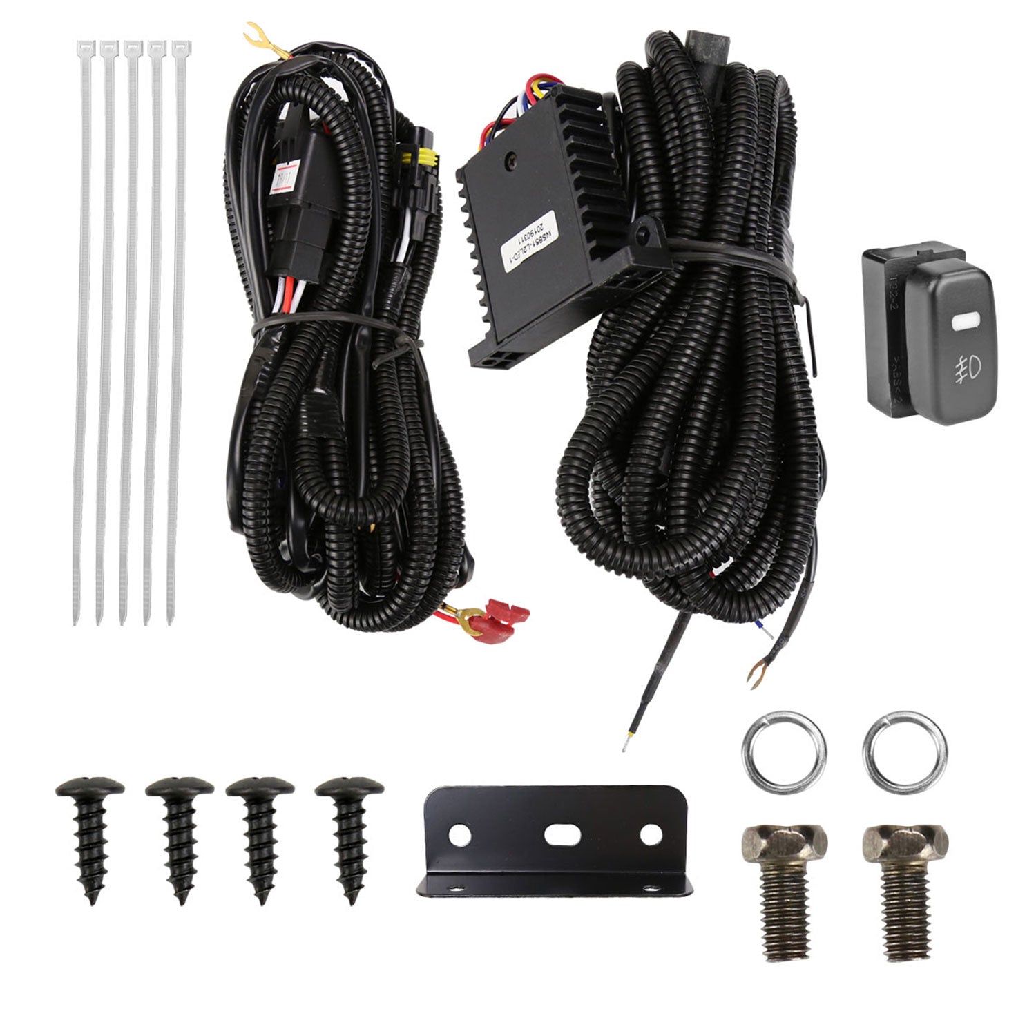 2016-2017 Mitsubishi Lancer H16 Fog Lights Kit LED Strip & Turn Signal Lights