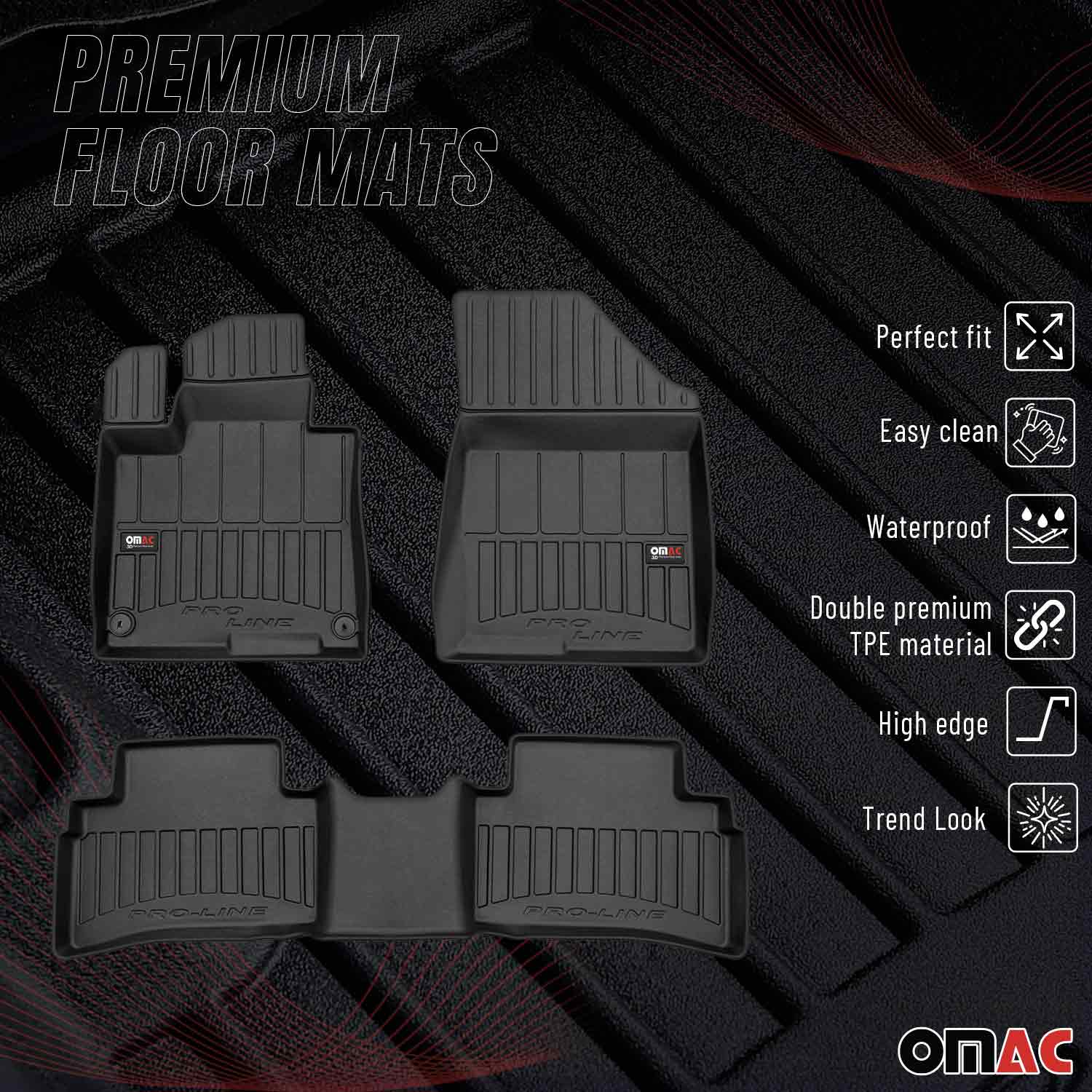 2023-2026 Kia Sportage Premium Floor Mats Liners Full Set All Weather Heavy Duty