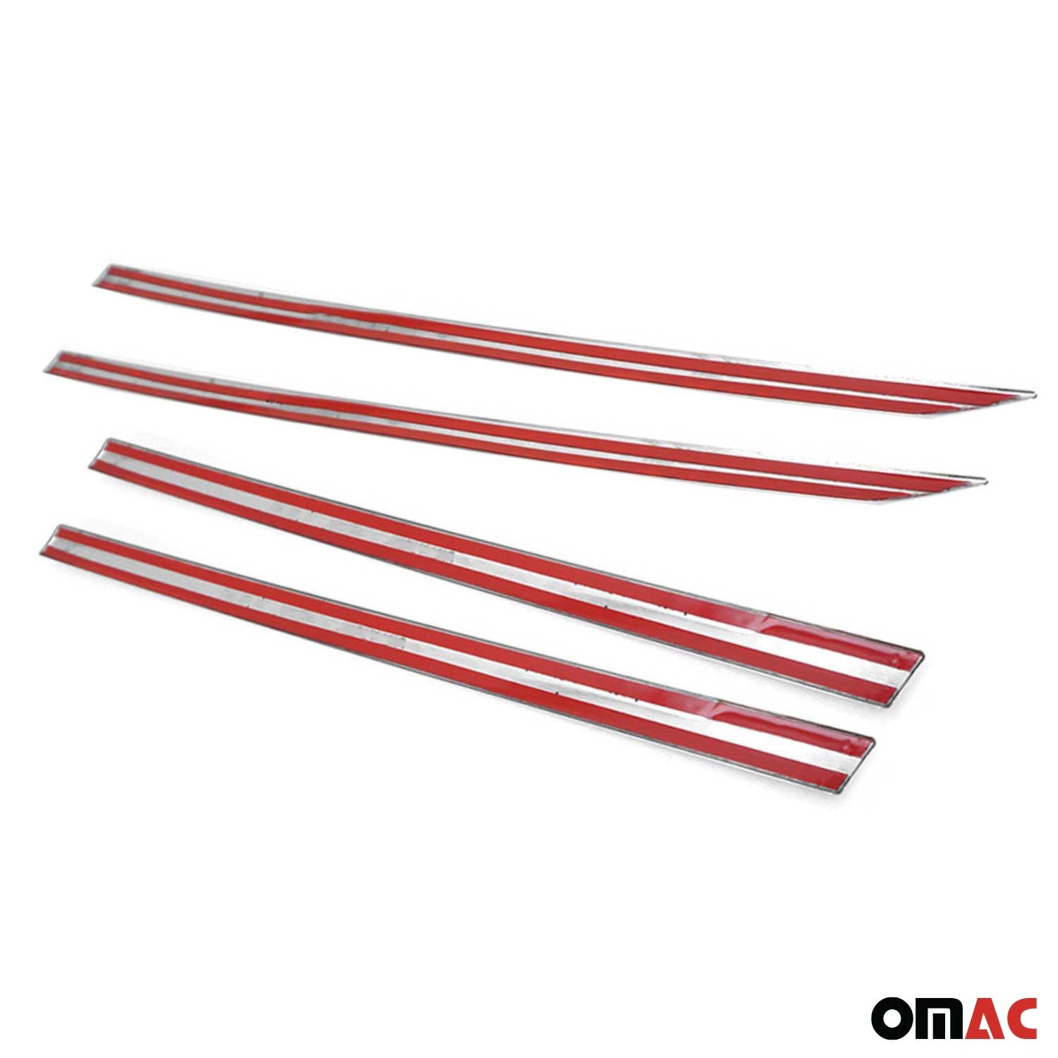 2018-2022 VW Tiguan SWB Side Door Molding Trim Skirt Garnish Stainless Steel