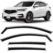 Clim Art Wind Deflectors for Acura RDX 2019-2026 In-channel Dark Smoke 4Pcs