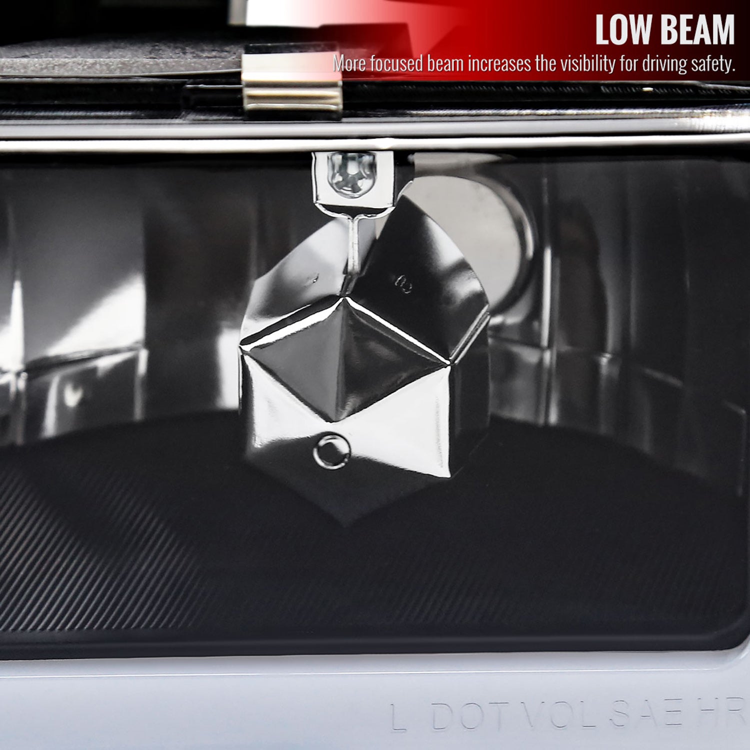 1994-1998 GMC C10/Sierra/Suburban/Yukon Headlights LED &Corner Lights Black