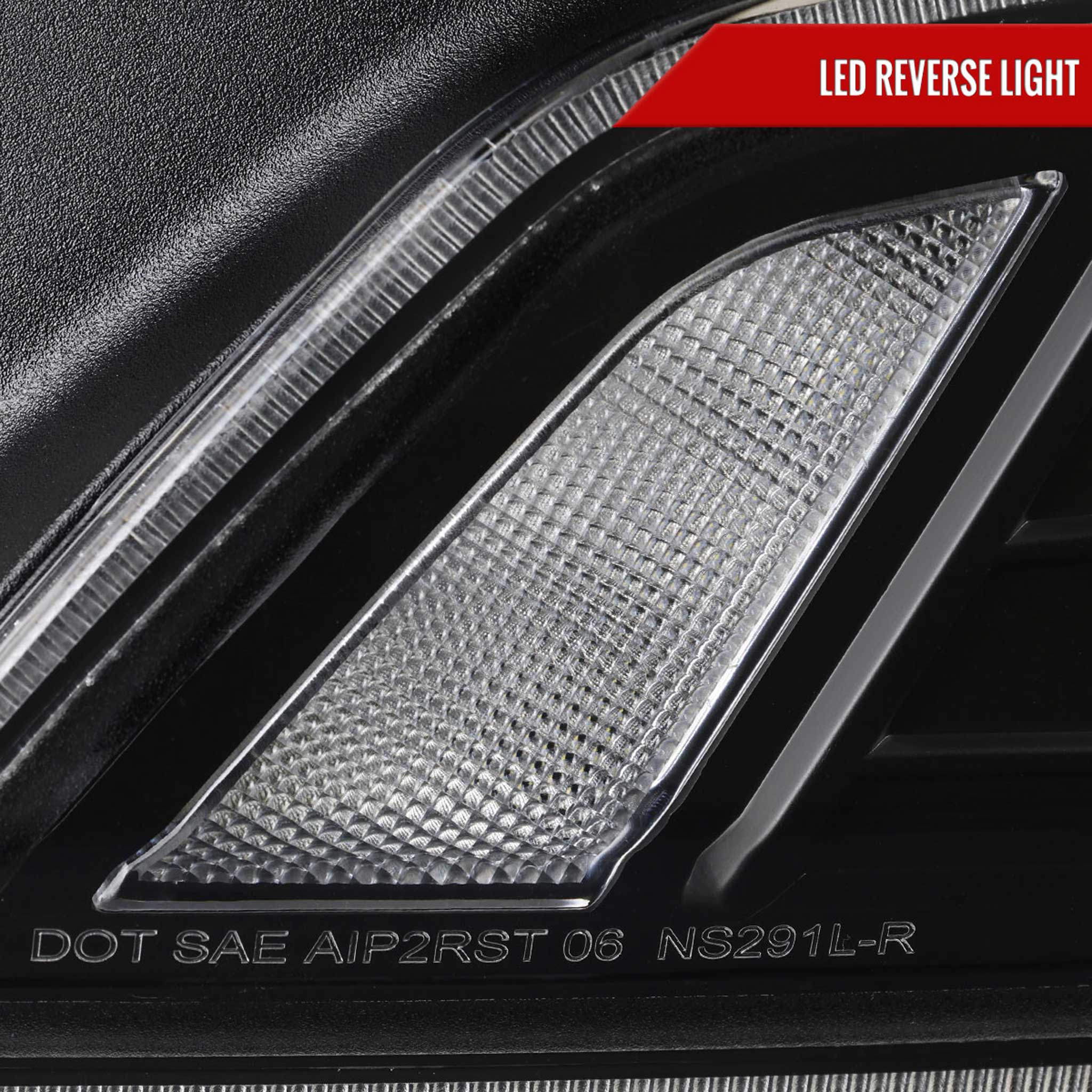 For Infiniti G37 2008-13 / Q60 Coupe 2014-15 LED Tail Light Switchback Sequential Turn Signals Matte Black Housing Clear Lens
