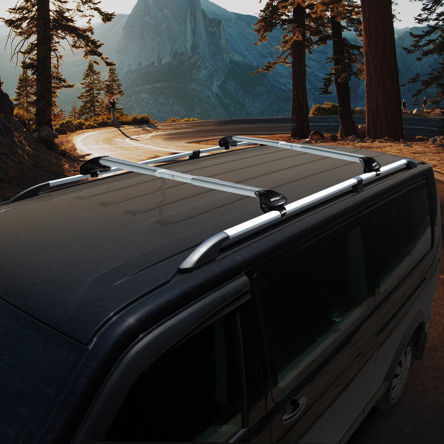 2015-2022 RAM Promaster City L2 Long Roof Racks & Roof Rack Rails Silver