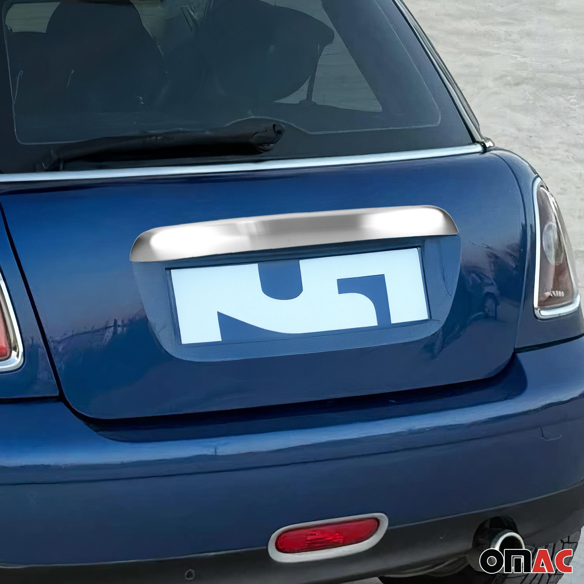 2007-2013 Mini Cooper 3DR R56 Trunk Tailgate Door Handle Cover Stainless Steel Silver