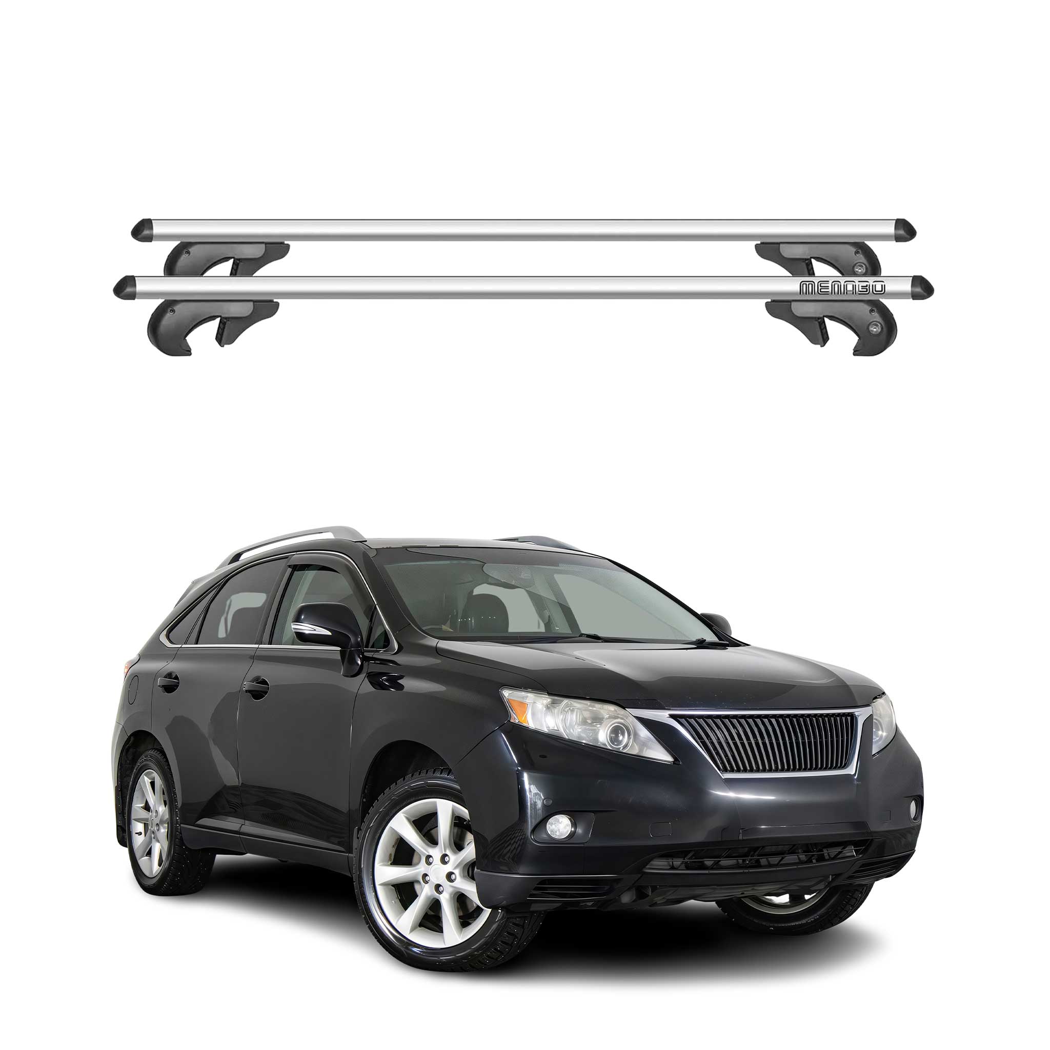 2009-2011 Lexus RX Roof Rack Cross Bars Silver