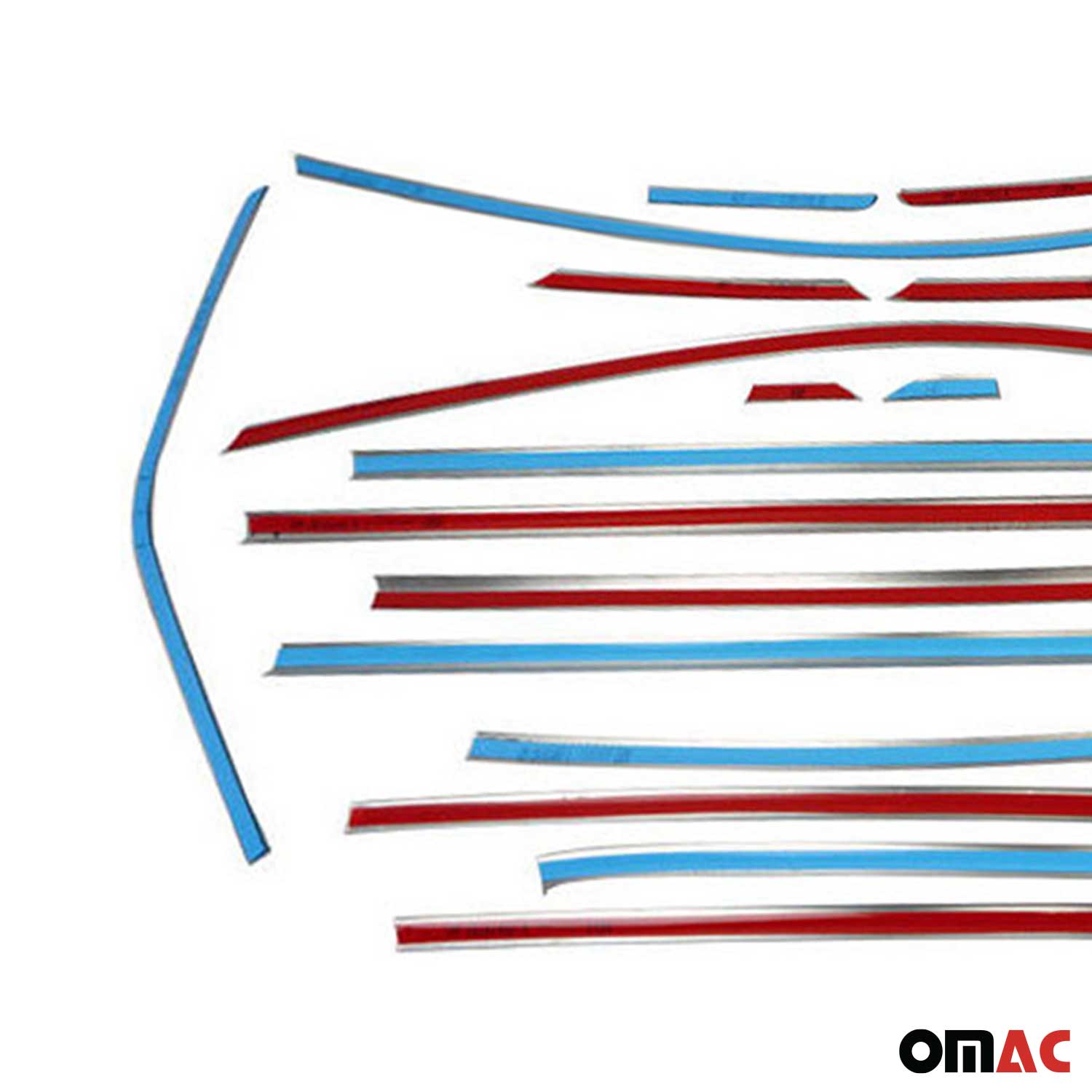 2013-2019 Ford Escape Window Molding Trim Streamer Stainless Steel 18x