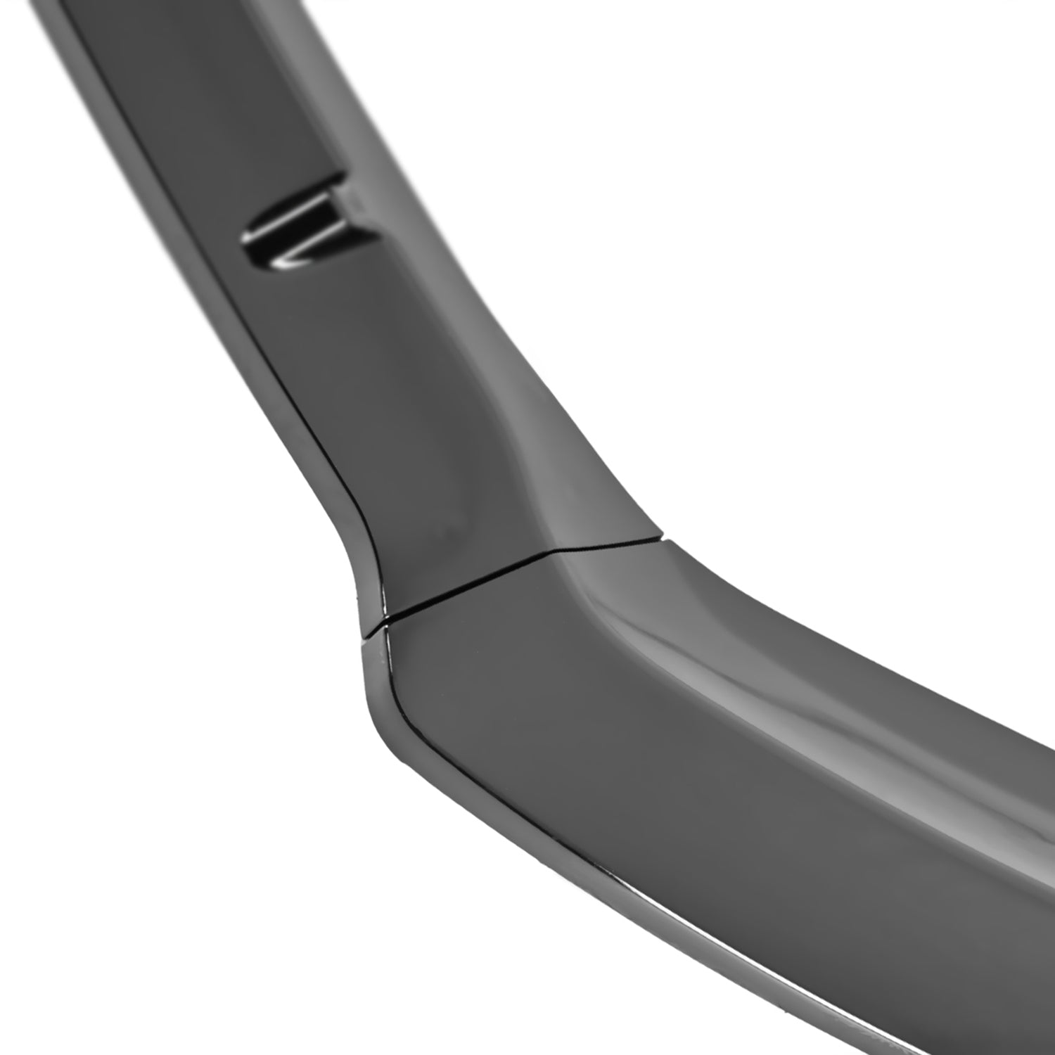 2014-2019 Ford Fiesta Glossy Black 3Pcs Front Bumper Lip Splitter Kit