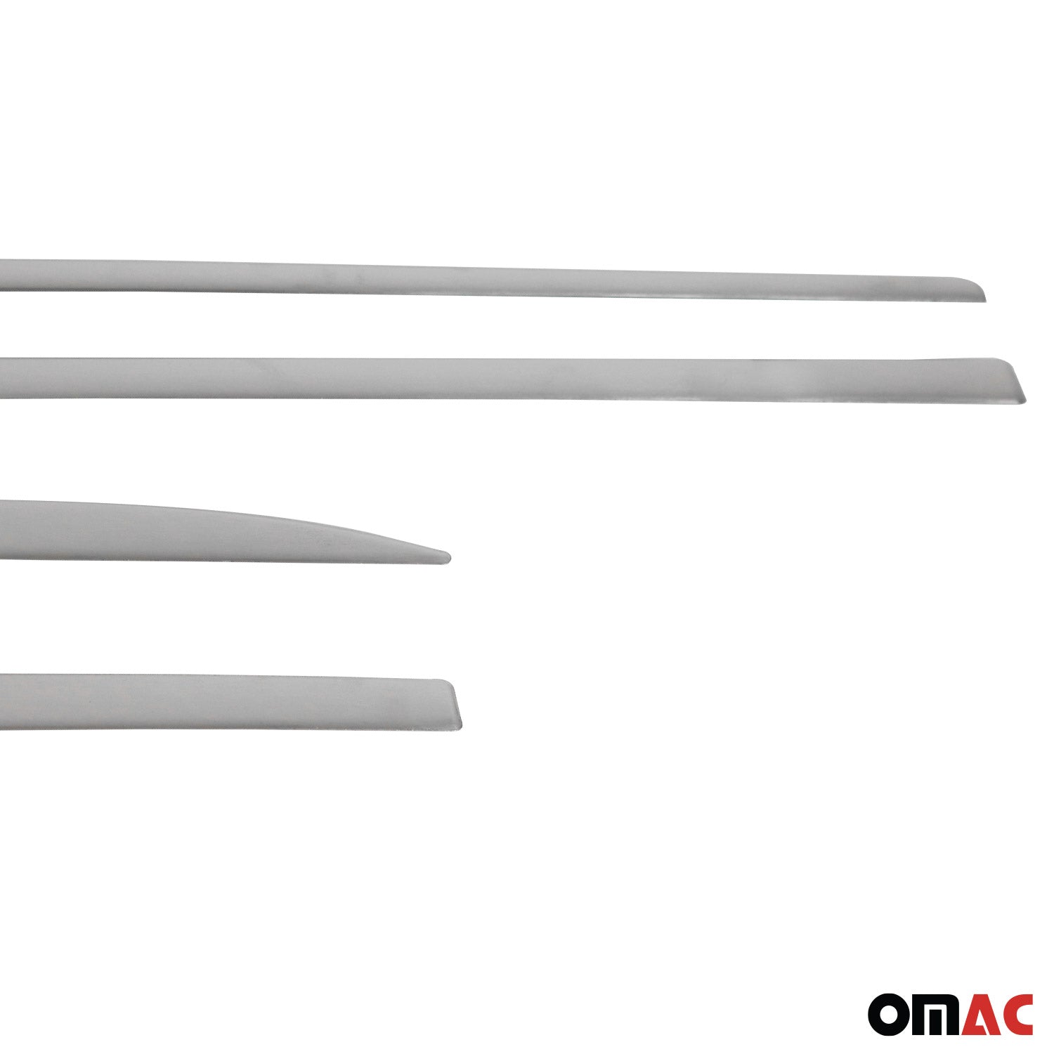 2009-2017 Audi Q5 8R Side Door Molding Trim Skirt Garnish Stainless Steel