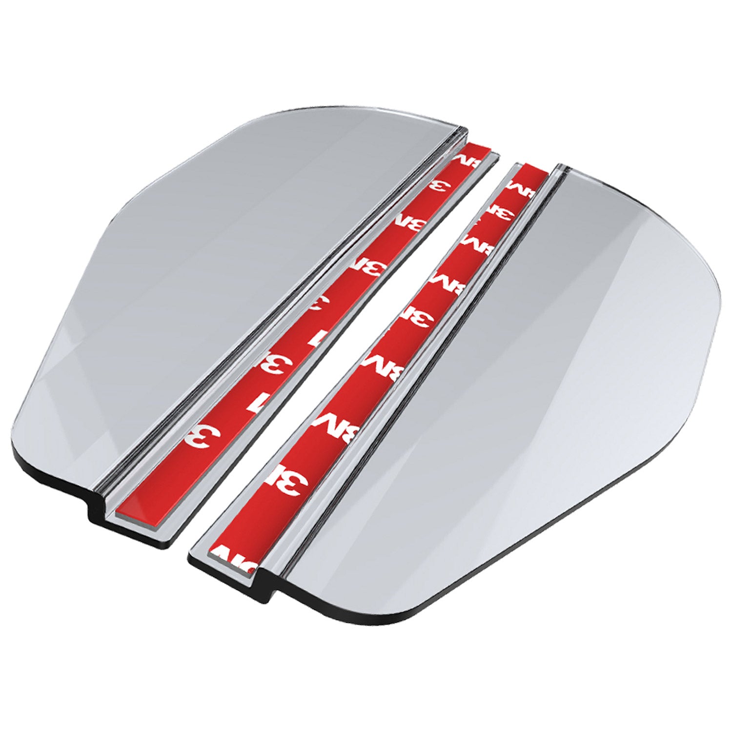 Universal Clear PVC Plastic Car Rear View Side Mirror Rain Board Eyebrow 2Pcs