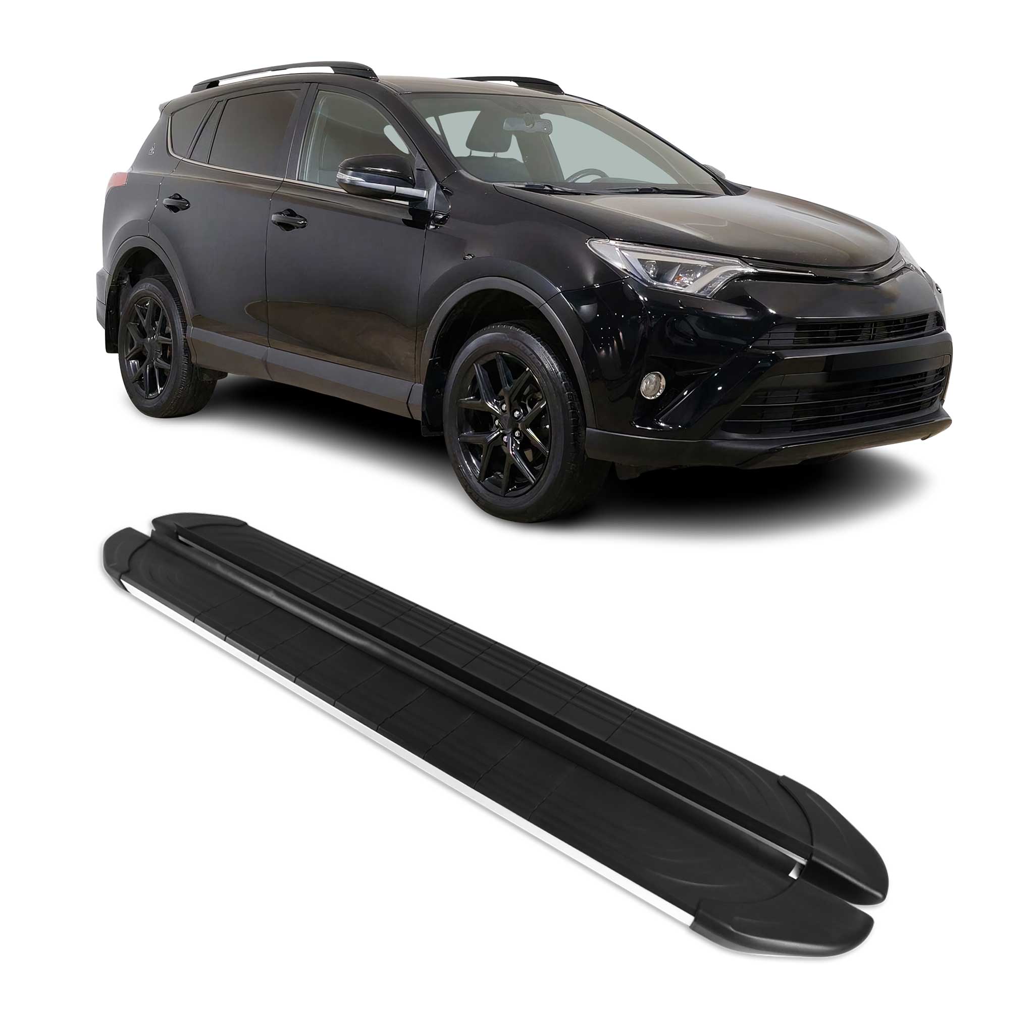2019-2025 Toyota RAV4 Nerf Bar Side Step Running Boards Alu 2x