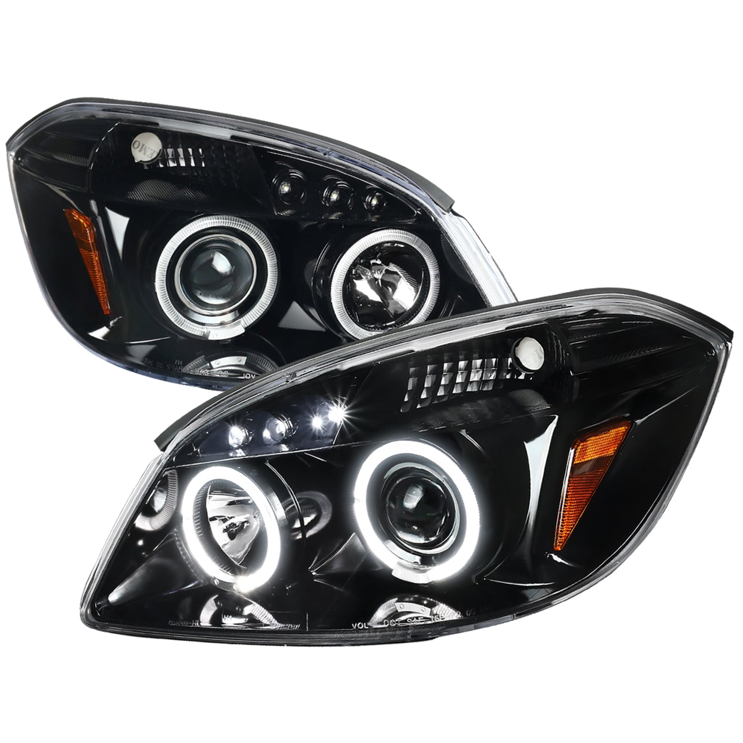 2005-2010 Chevy Cobalt Pontiac G5/Pursuit Projector Headlights Jet Black