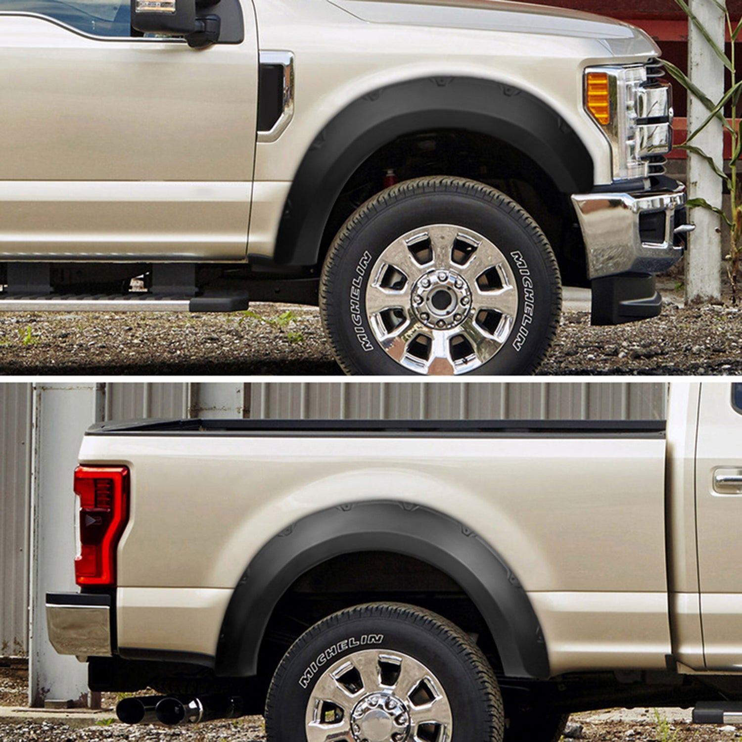 2017-2021 Ford F-250/F-350/F-450/F-550 Super Duty Rivet Style Fender Flares