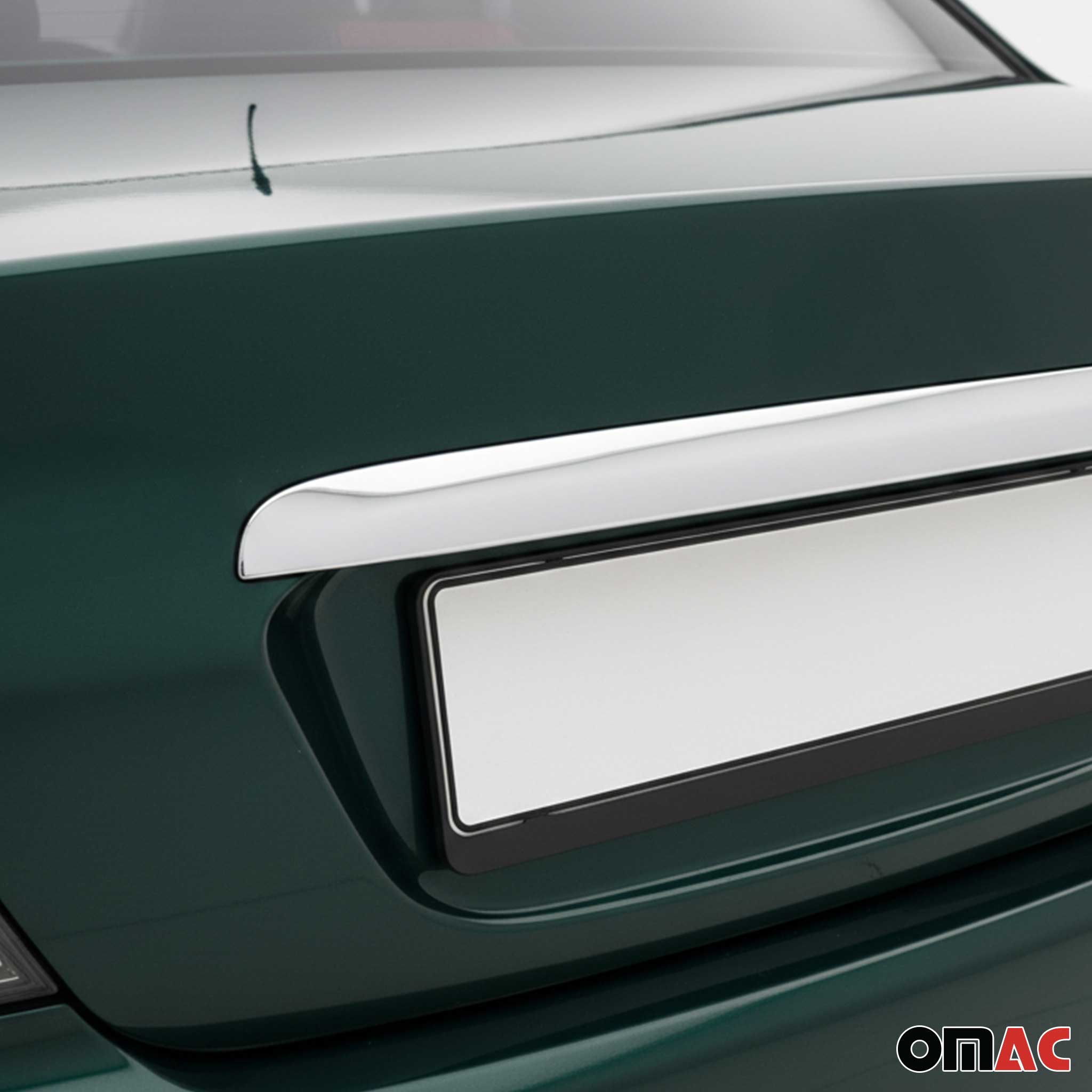 2004-2006 Mitsubishi Lancer VII Rear Trunk Molding Trim Stainless Steel Silver 1Pc