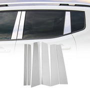 2016-2019 Mercedes GLC Class Coupe C253 Window B Pillar Posts Trim Stainless Steel 6x