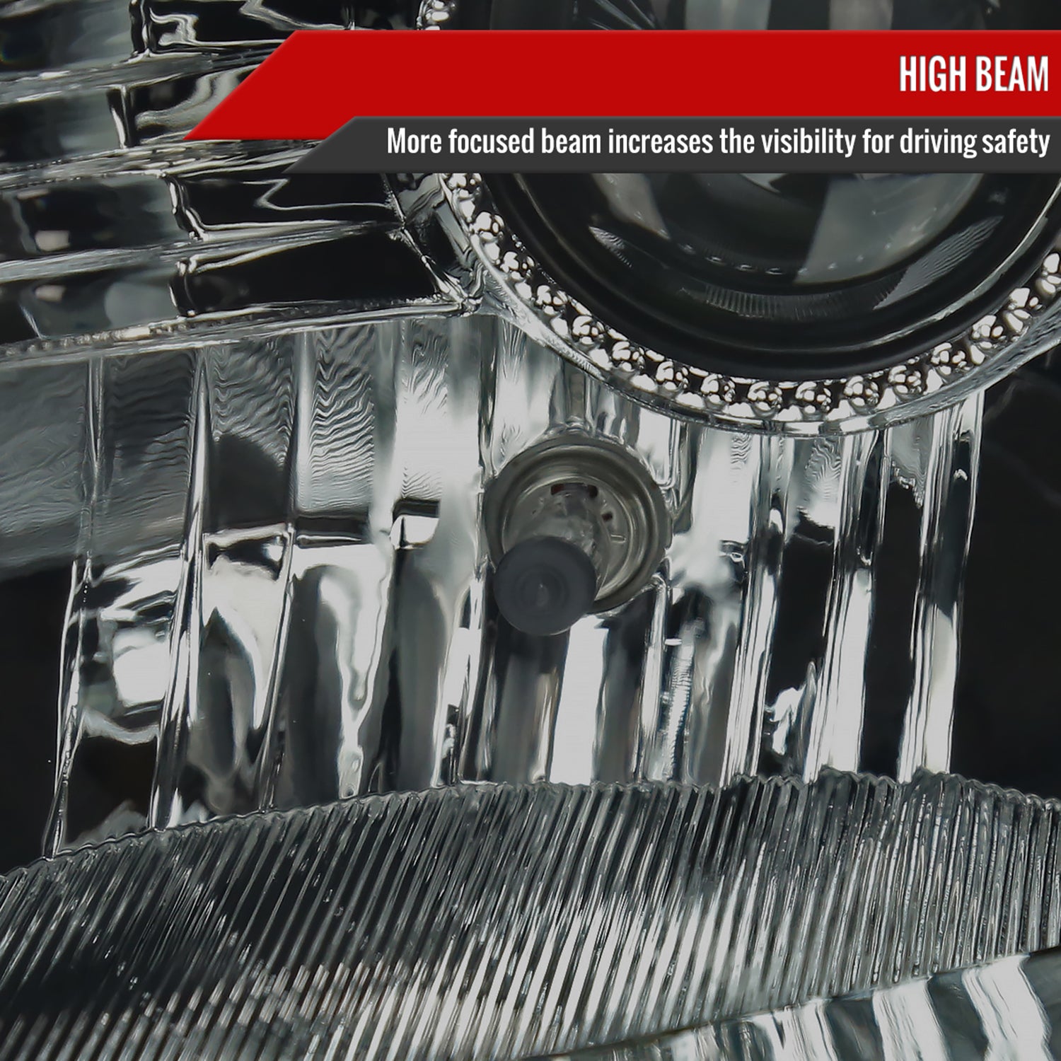 2003-2005 Nissan 350Z Projector Headlights w/ SMD LED Light Strip Chrome/Smoke