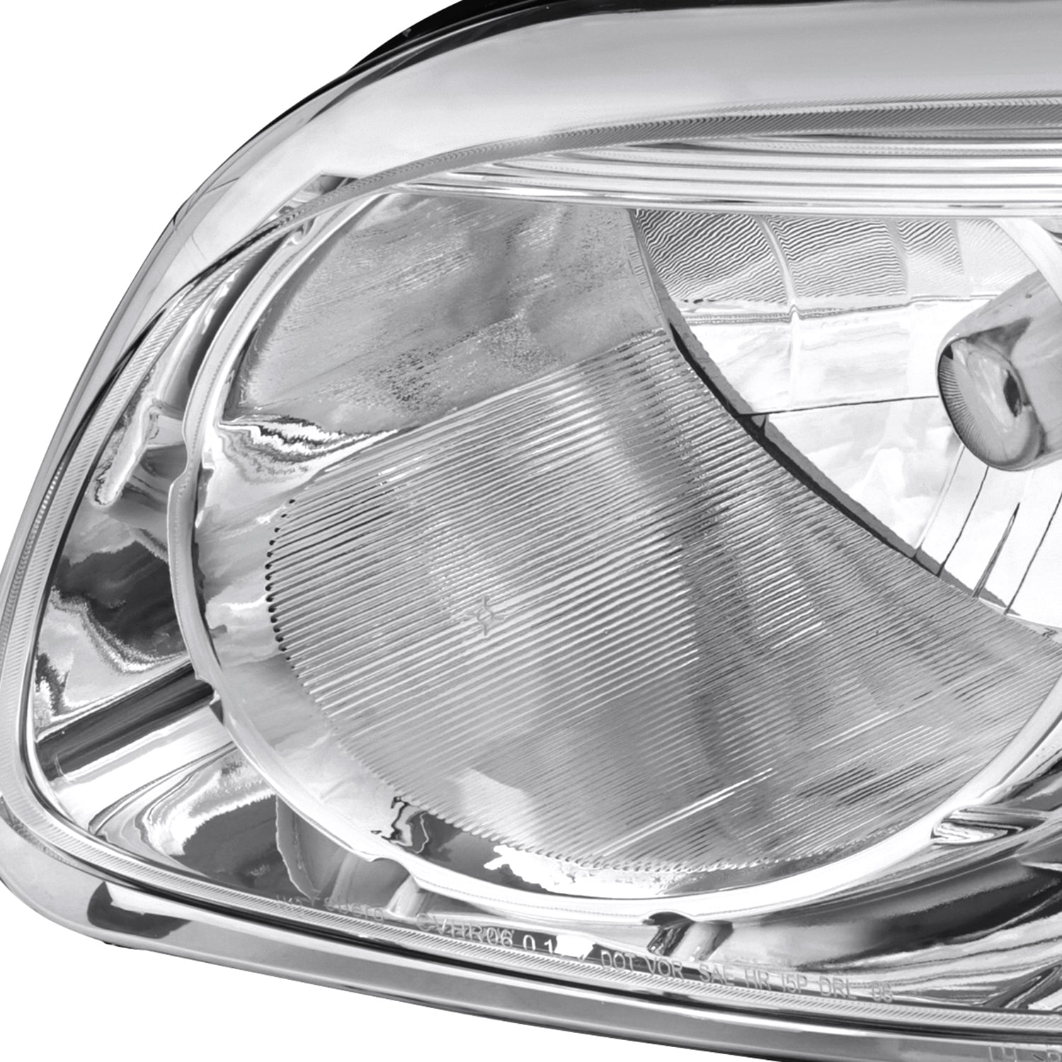 2006-2011 Chevrolet HHR Factory Style Headlights Chrome Housing/Clear Lens