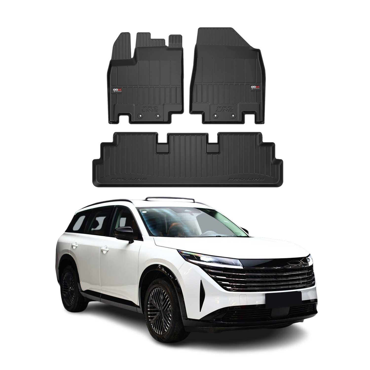 2022-2026 Nissan Pathfinder Premium Floor Mats Liners Full Set All Weather Heavy Duty