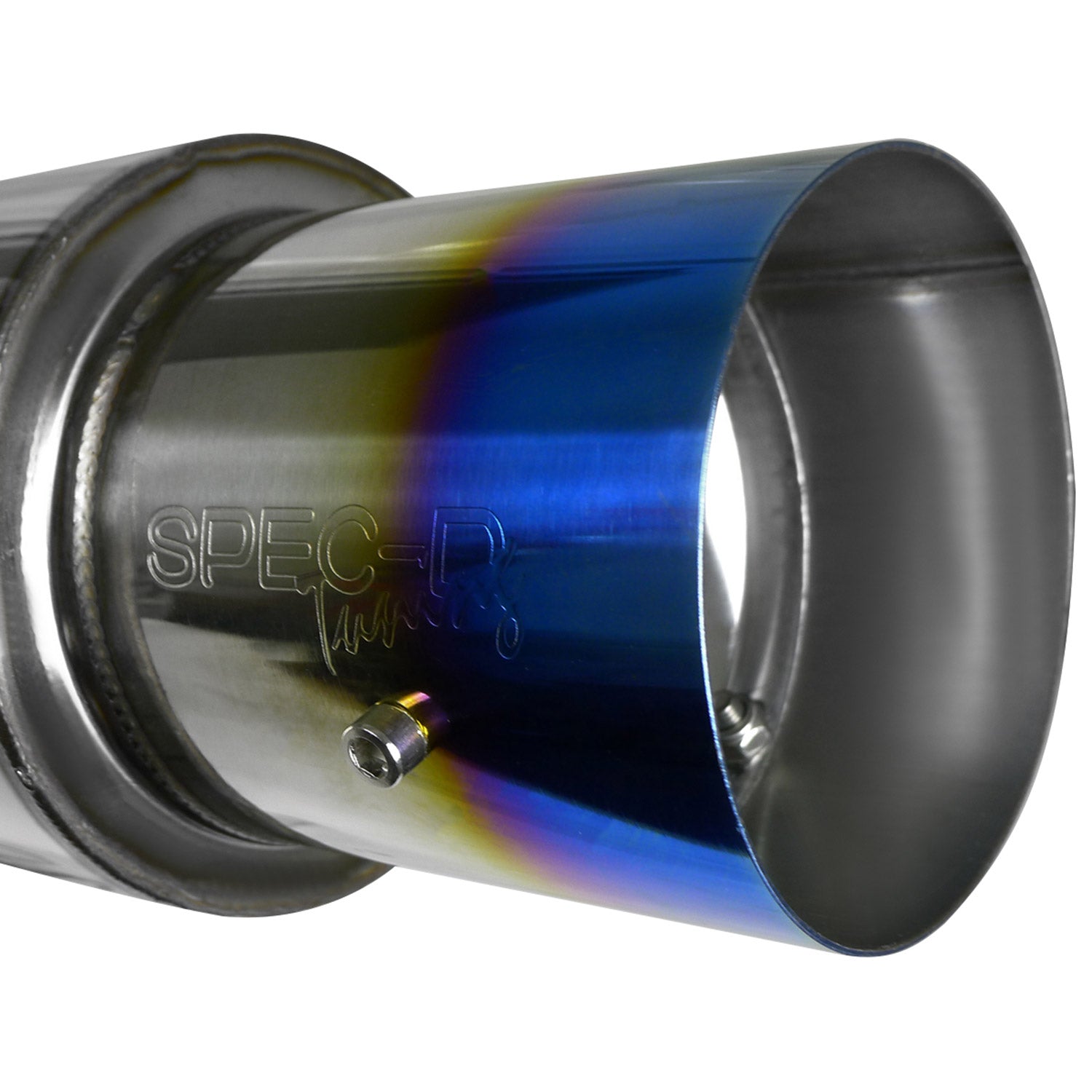 2008-2015 Mitsubishi Lancer EVO X/EVO Steel Dual Catback Exhaust Burnt Tips