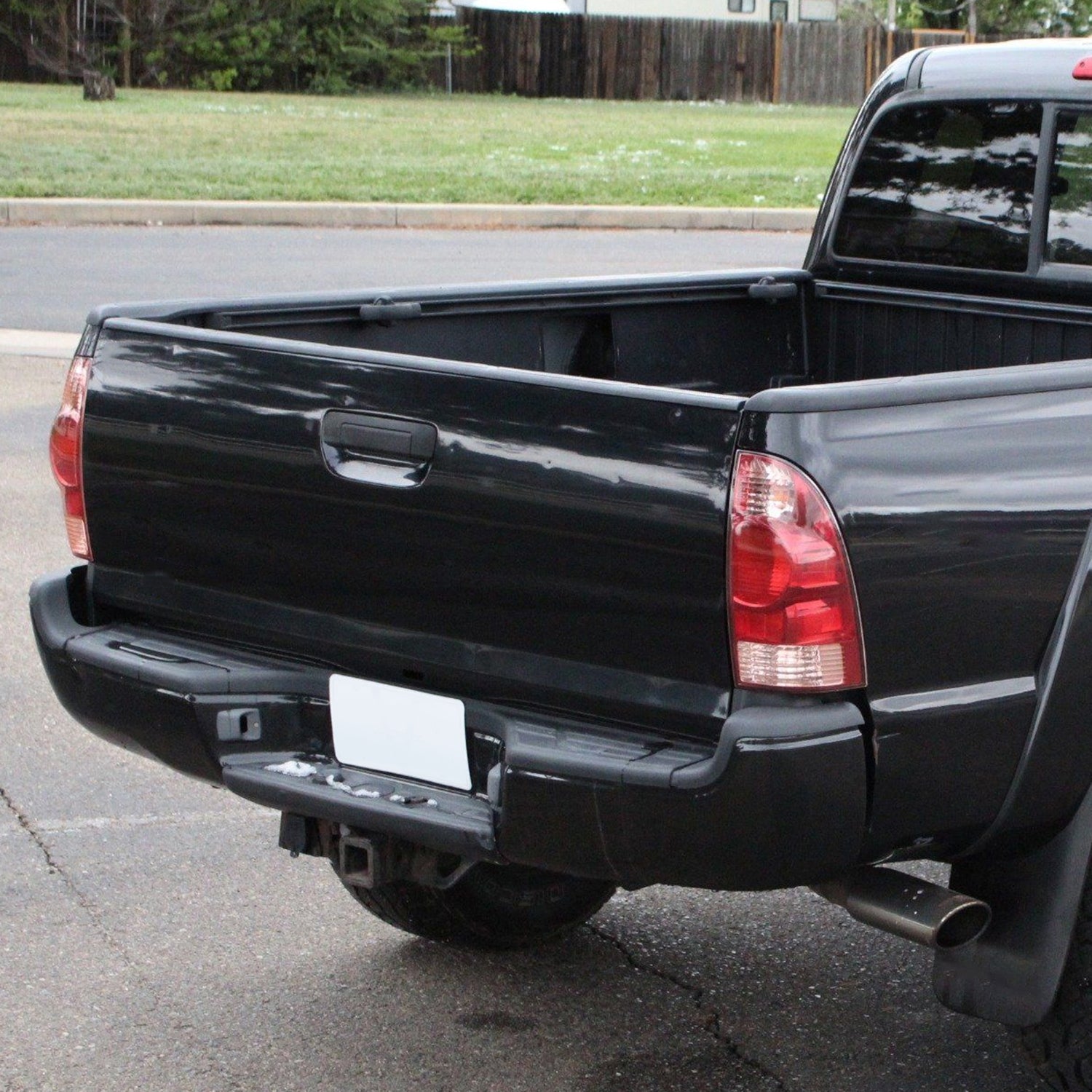 2005-2015 Toyota Tacoma Black Textured OE Style Tailgate Cap Protector Cover