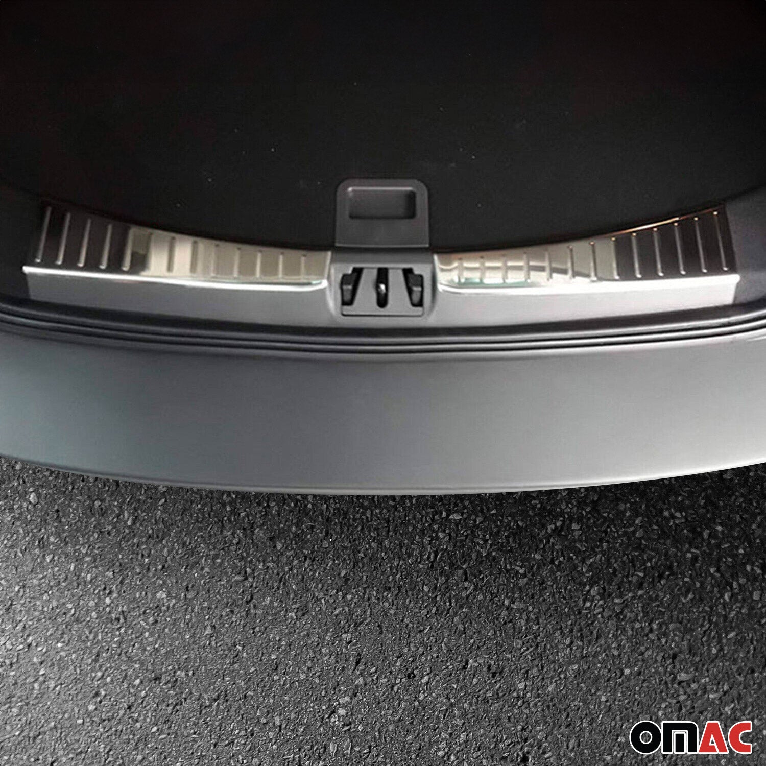 2013-2016 Ford Escape Trunk Sill Cover Bumper Protector S. Steel Brushed 2Pcs