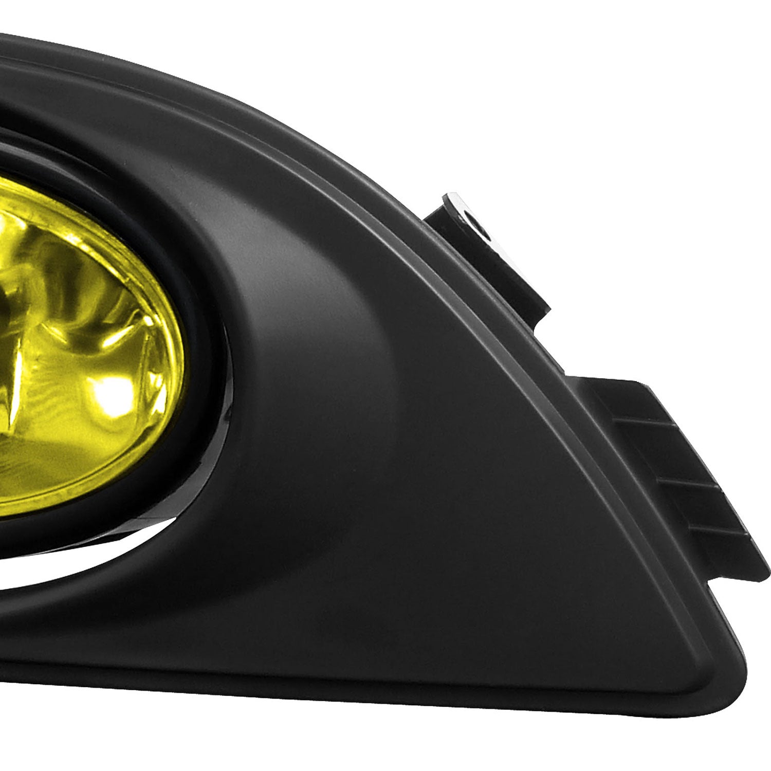 2005-2007 Acura RSX H11 Fog Lights Kit Chrome Housing/Yellow Lens