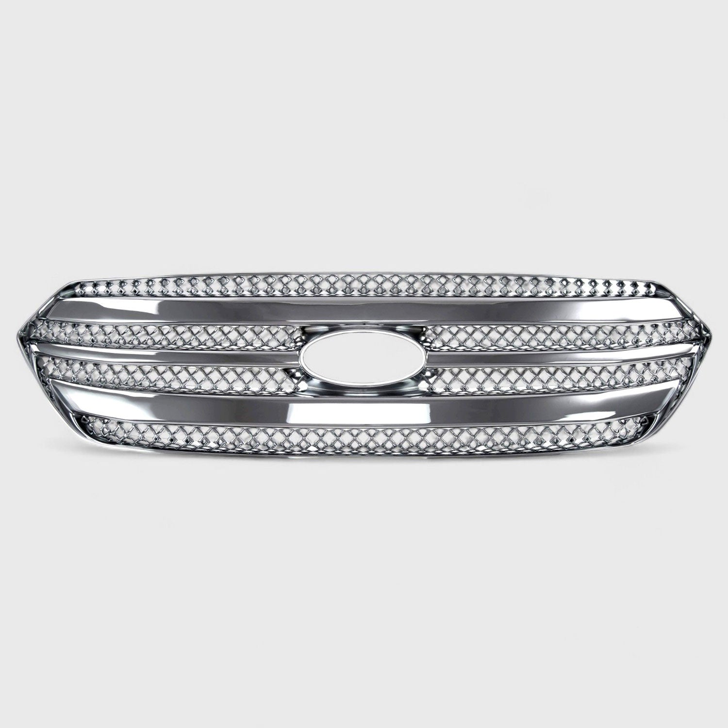 2013-2019 Ford Taurus Grille Overlay Chrome 1Pcs ABS Plastic