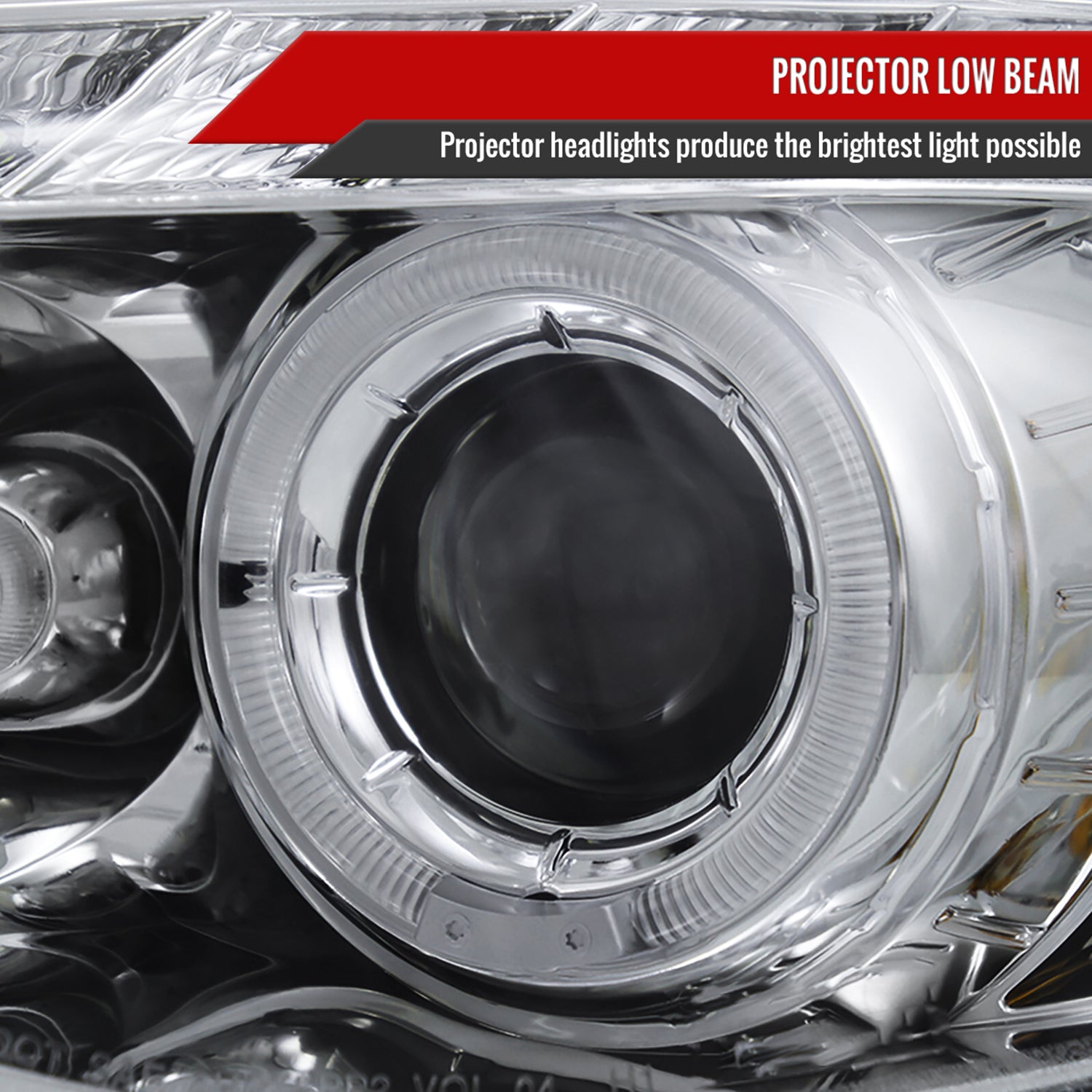 2004-2013 BMW E81 E82 E87 E88 Dual Halo Projector Headlights LED Light Chrome