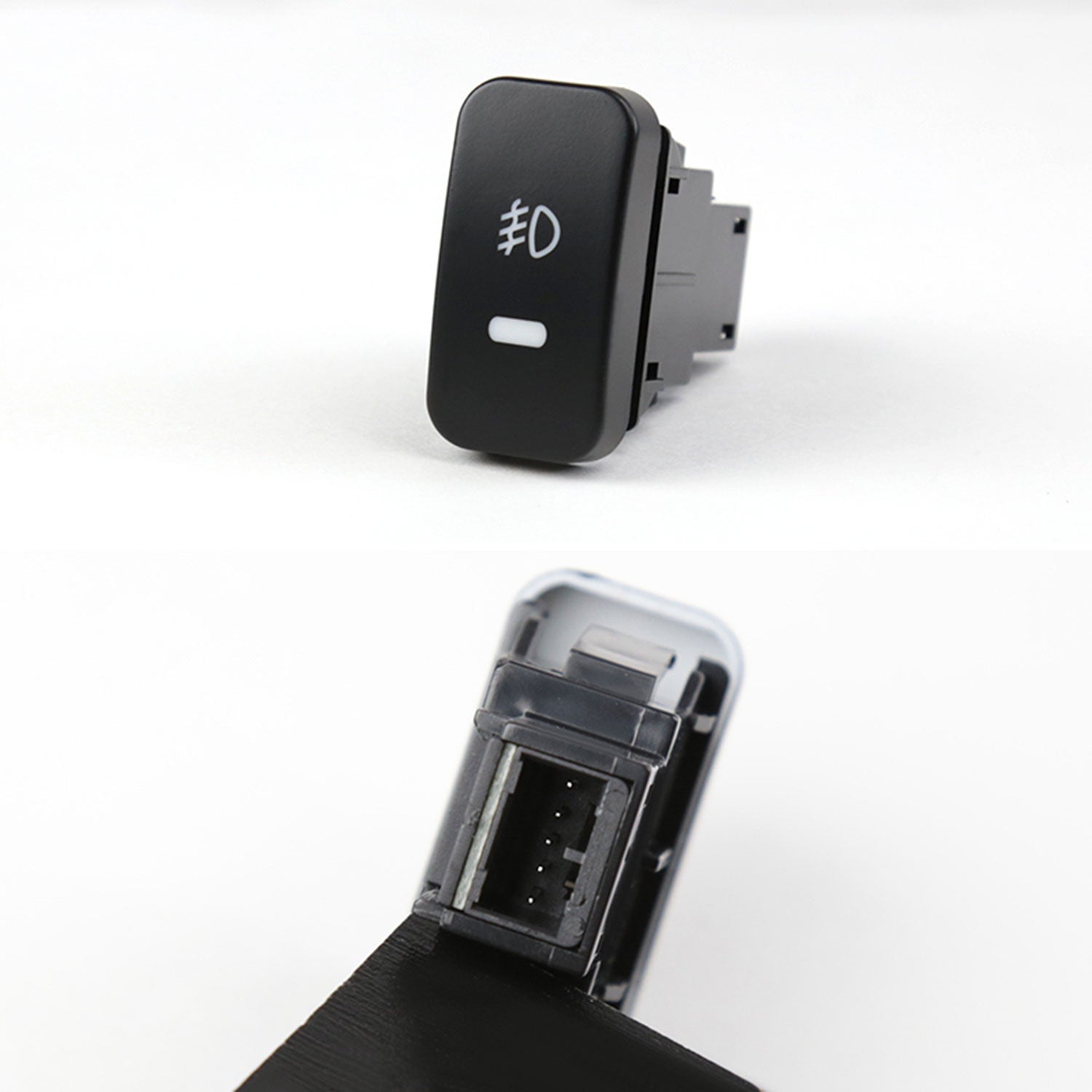 2004-2005 Honda Civic Coupe/Sedan H11 Fog Lights Kit - HZ Chrome/Clear Lens