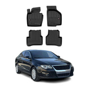 2006-2010 VW Passat B6 Wagon Premium Floor Mats Liners Full Set All Weather Heavy Duty