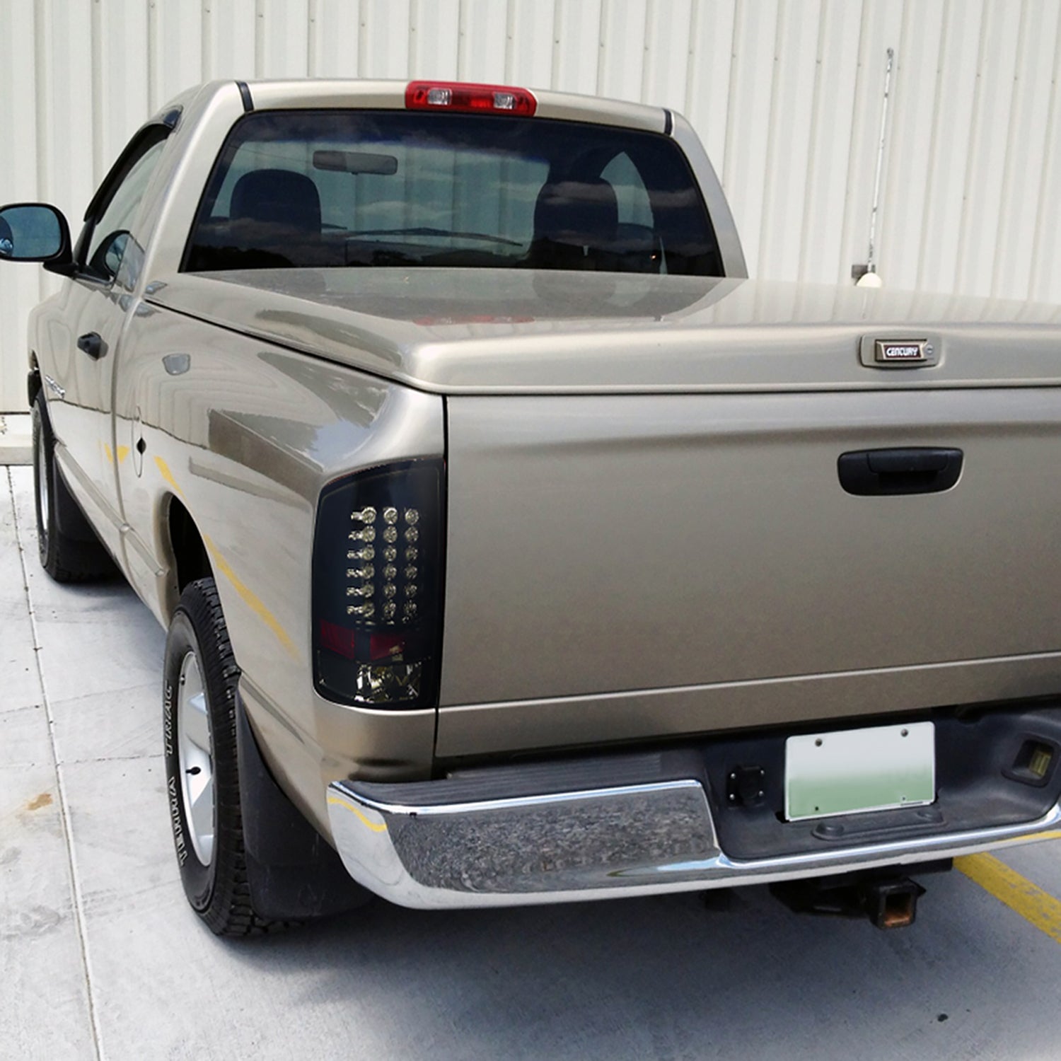 2002-2006 Dodge RAM LED Tail Lights Glossy Black Housing/Smoke Lens