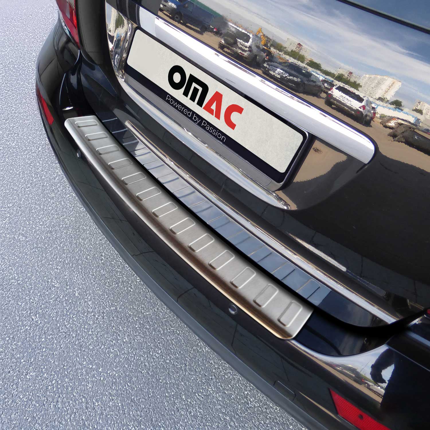 2005-2011 Mercedes M Class W164 Rear Bumper Guard Stainless Steel Brushed