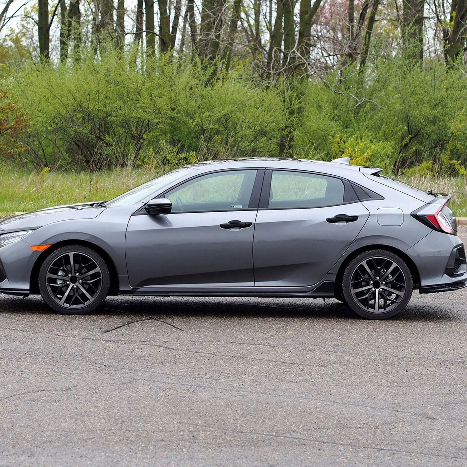 2016-2021 Honda Civic Door Handle Cover Gloss Black 10Pcs ABS Plastic