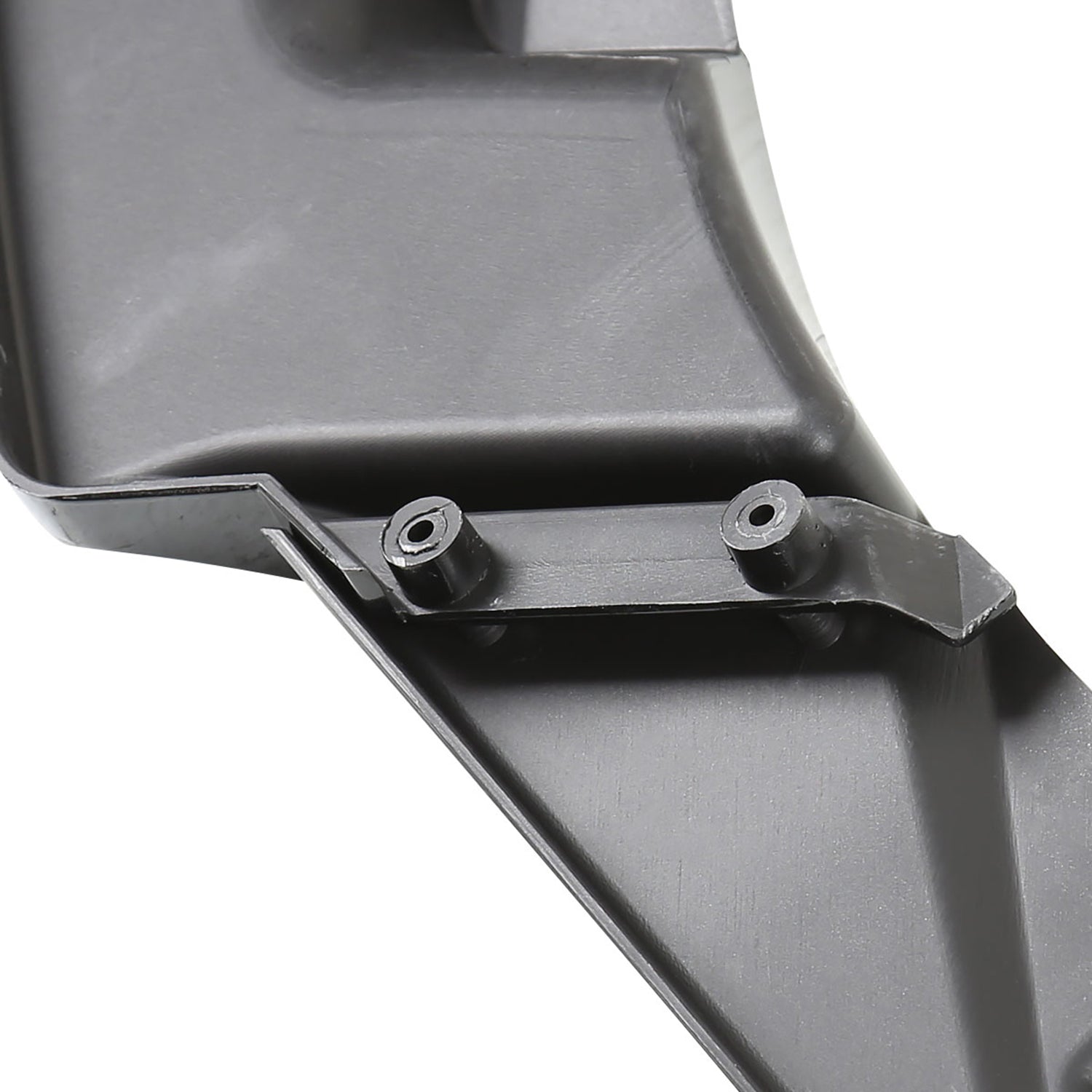 2014-2018 Mazda 3 Matte Black Polypropylene 3Pcs Bumper Lip Spoiler