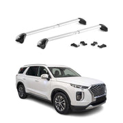 2020-2025 Hyundai Palisade Roof Rack Cross Bars Black Luggage Carrier 2 Pcs