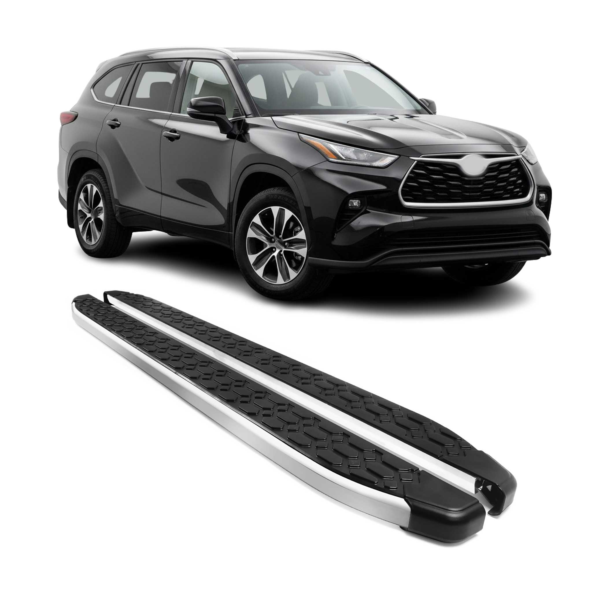 2020-2025 Toyota Highlander Nerf Bar Side Step Running Boards Alu 2x